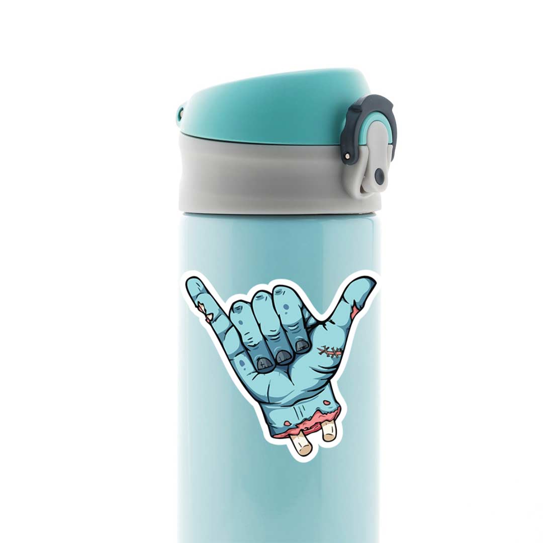 Zombie Shaka Casual Stickers