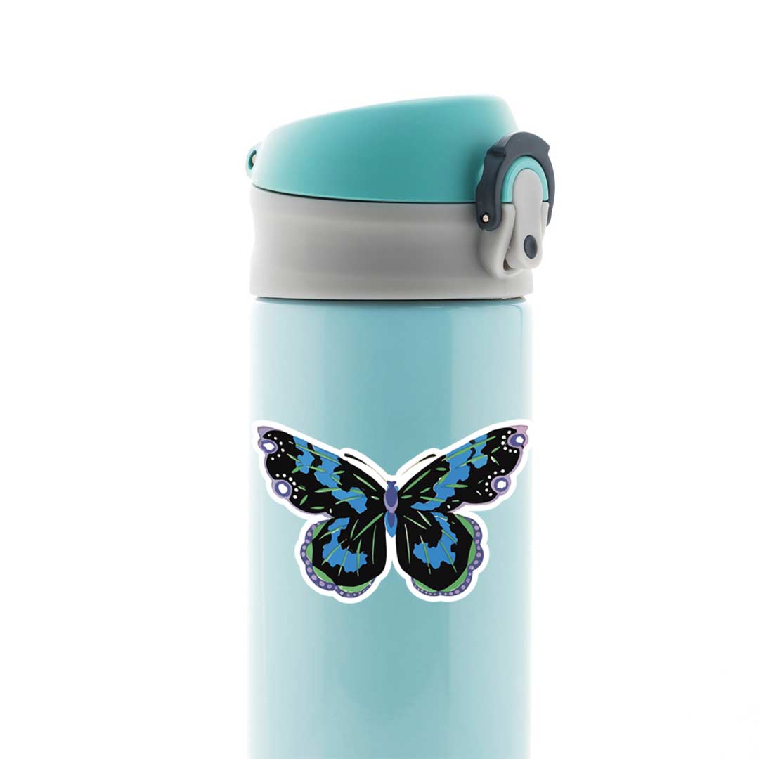 Blue Morph Butterfly Casual Stickers