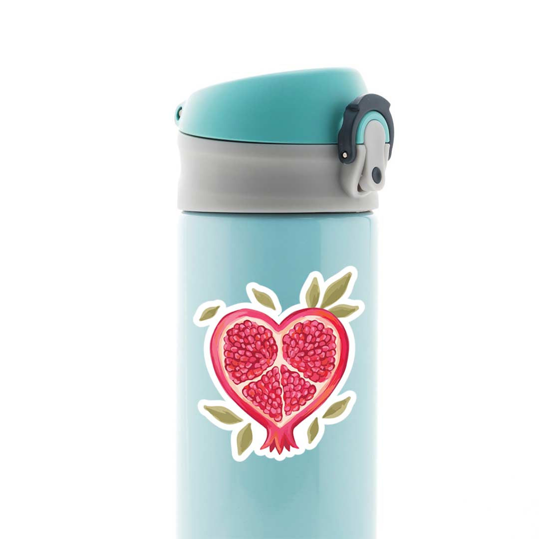 Pomegranate Heart Casual Stickers