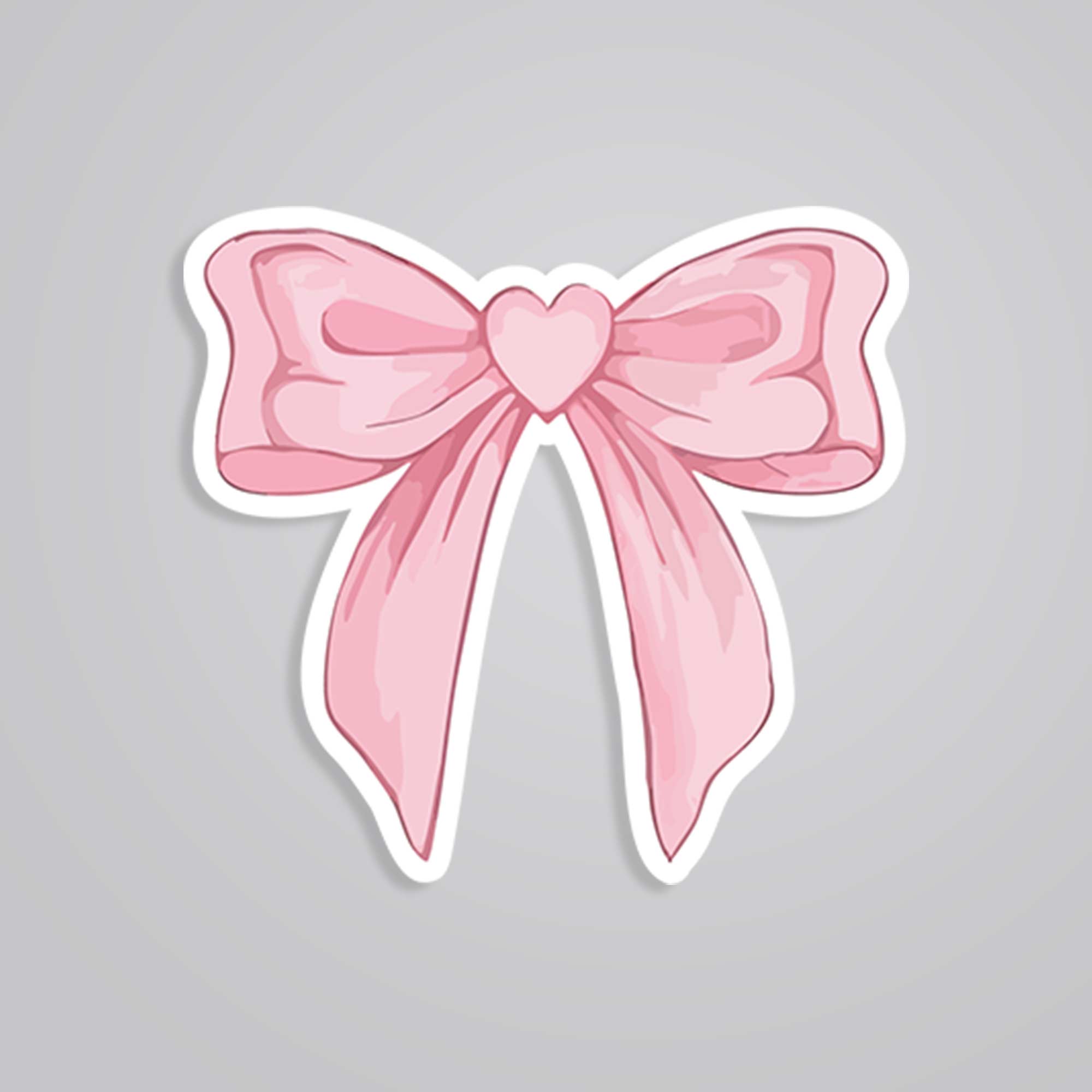 Blushing Bow Casual Stickers