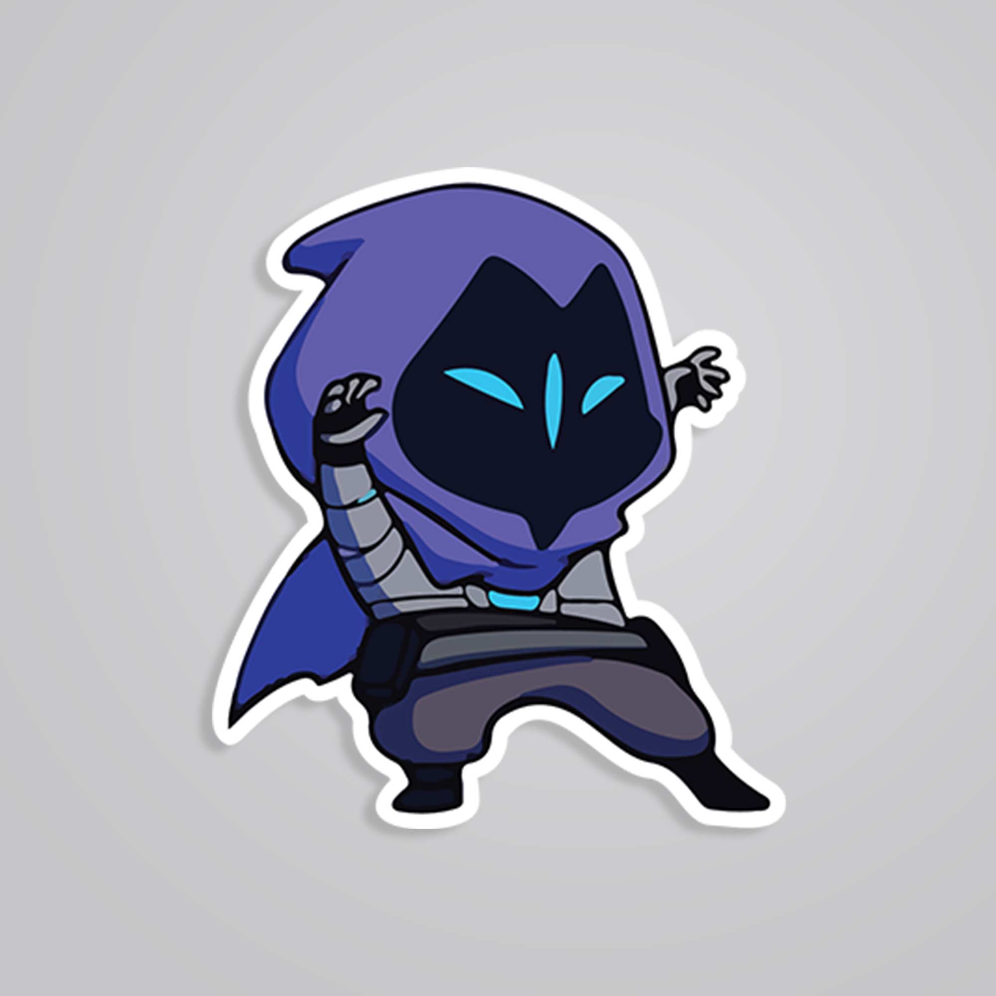 Fomo Store Stickers Gaming Chibi Omen