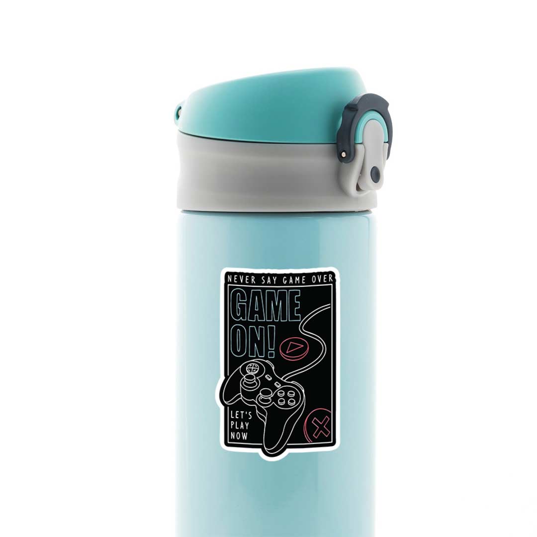 Never say game over Gaming Stickers