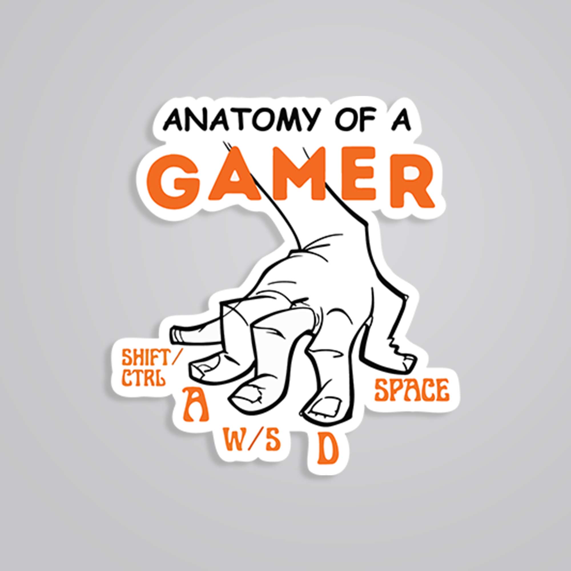 Fomo Store Stickers Gaming Anatomy of a gamer