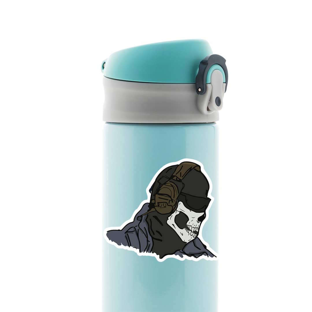Ghost from Call of Duty Gaming Stickers