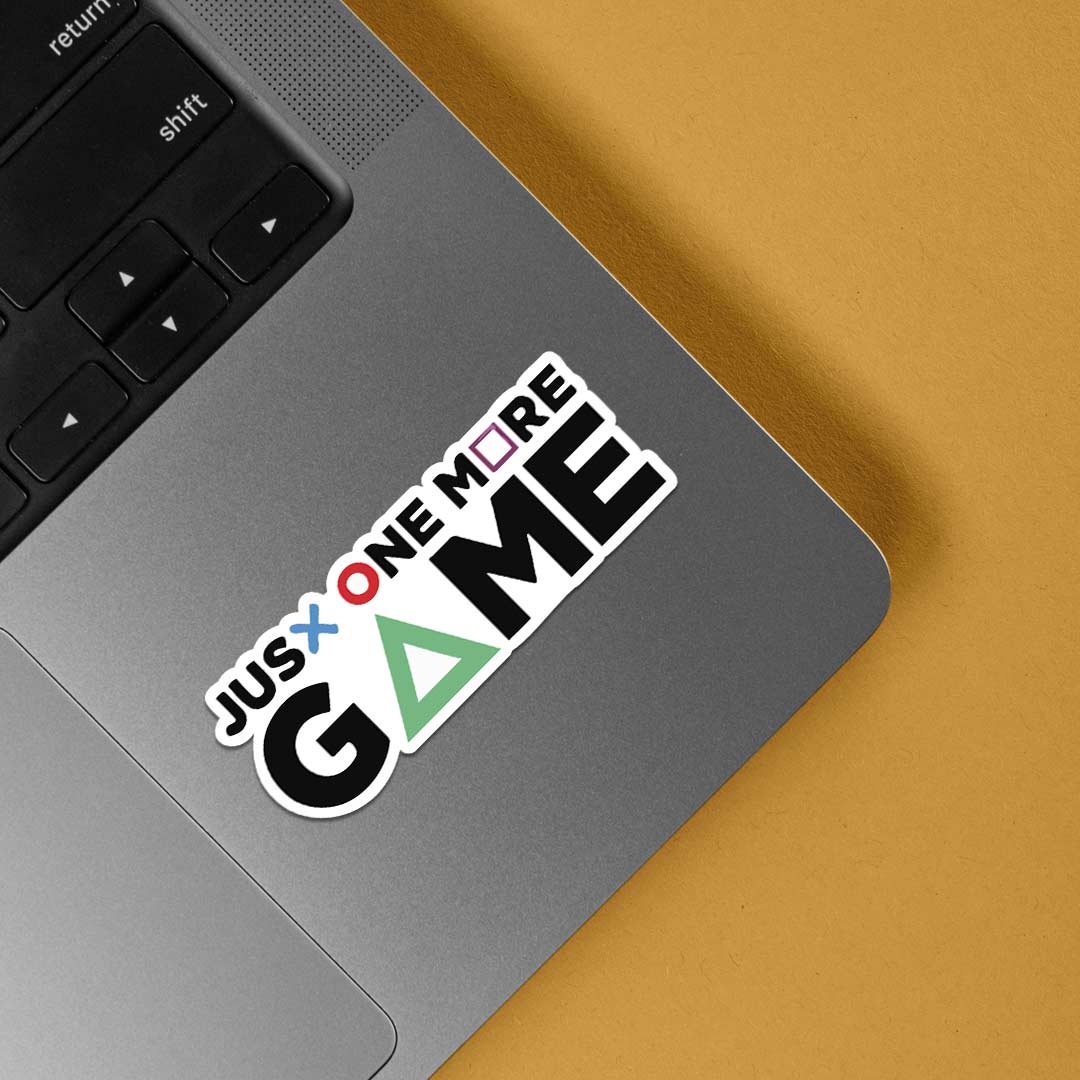 Just one more game Gaming Stickers