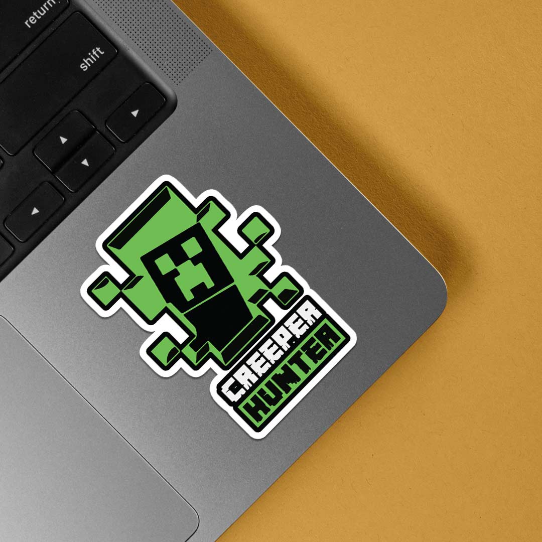 Creeper Hunter Gaming Stickers