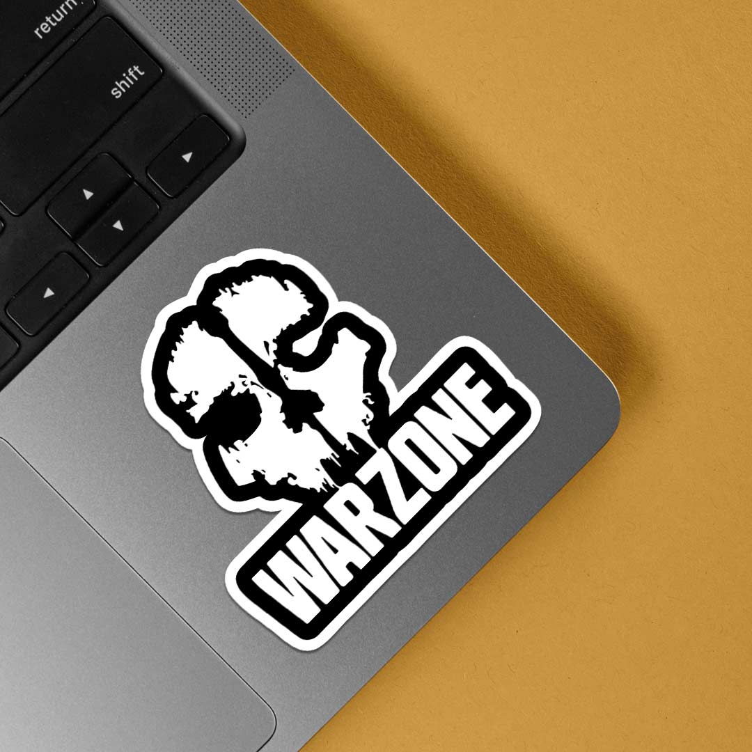 WARZONE Skull COD Gaming Stickers