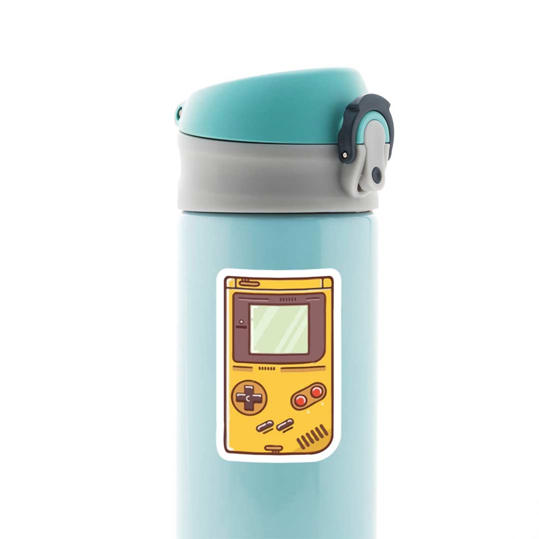 Yellow Game Boy Gaming Stickers
