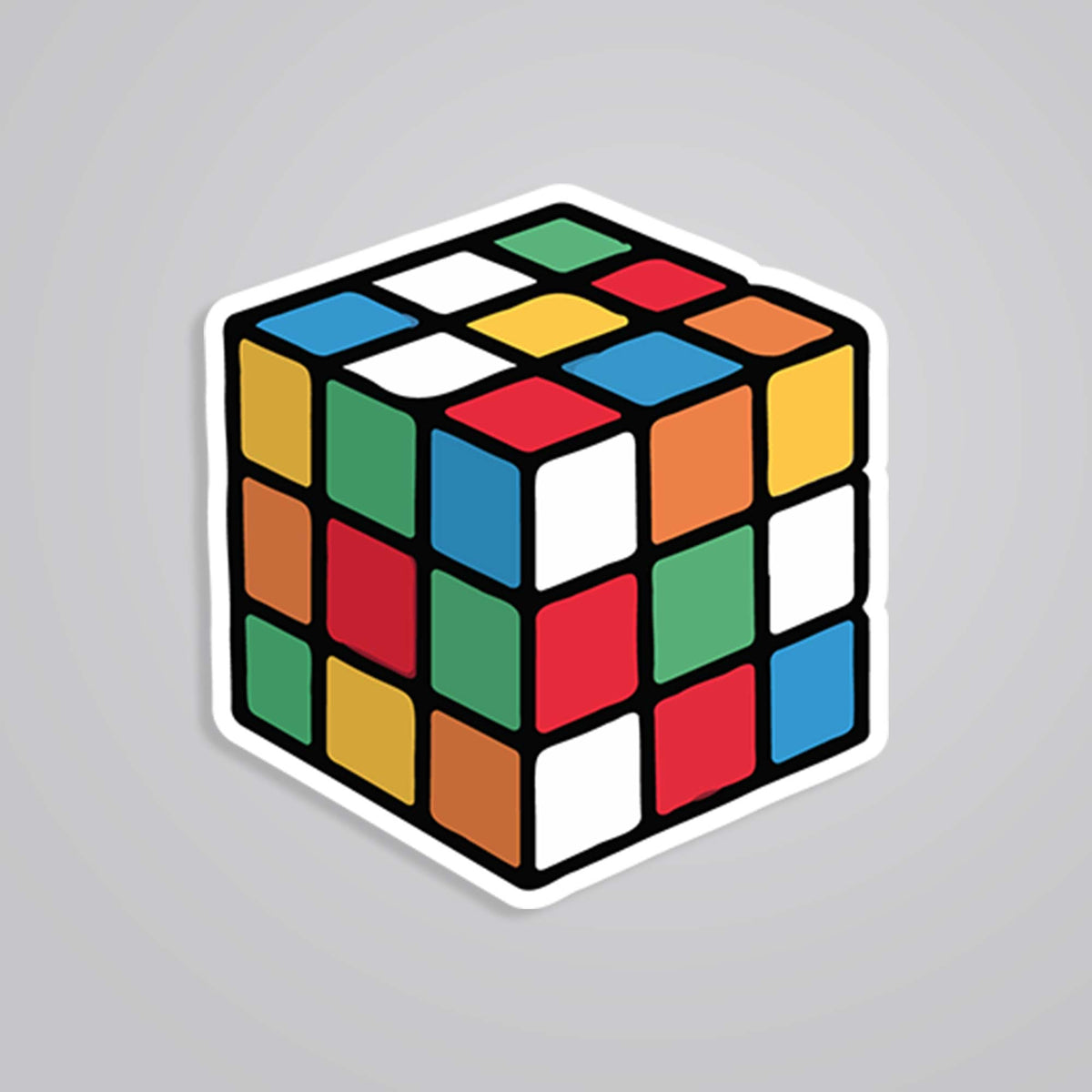 Cube Objects Sticker Rubik’s Cube Gaming Stickers