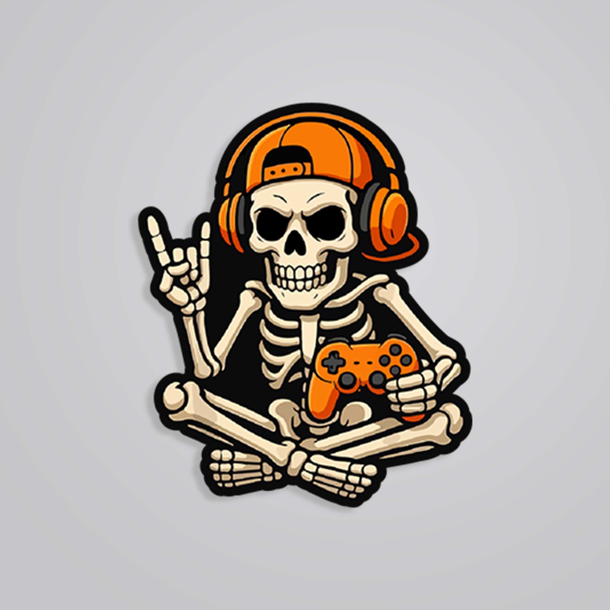 Fomo Store Stickers Gaming Skeleton