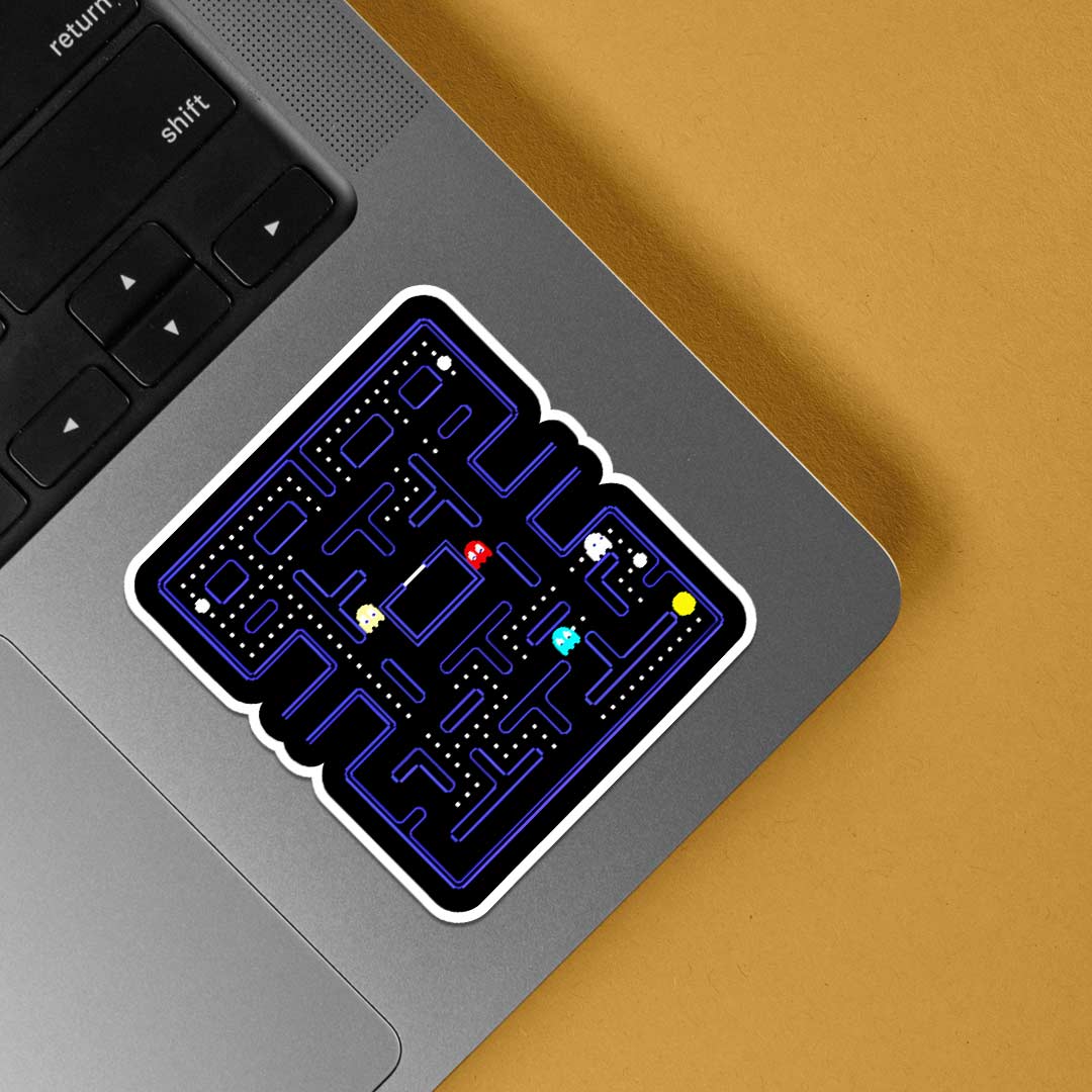 Classic Pac-Man Gaming Stickers