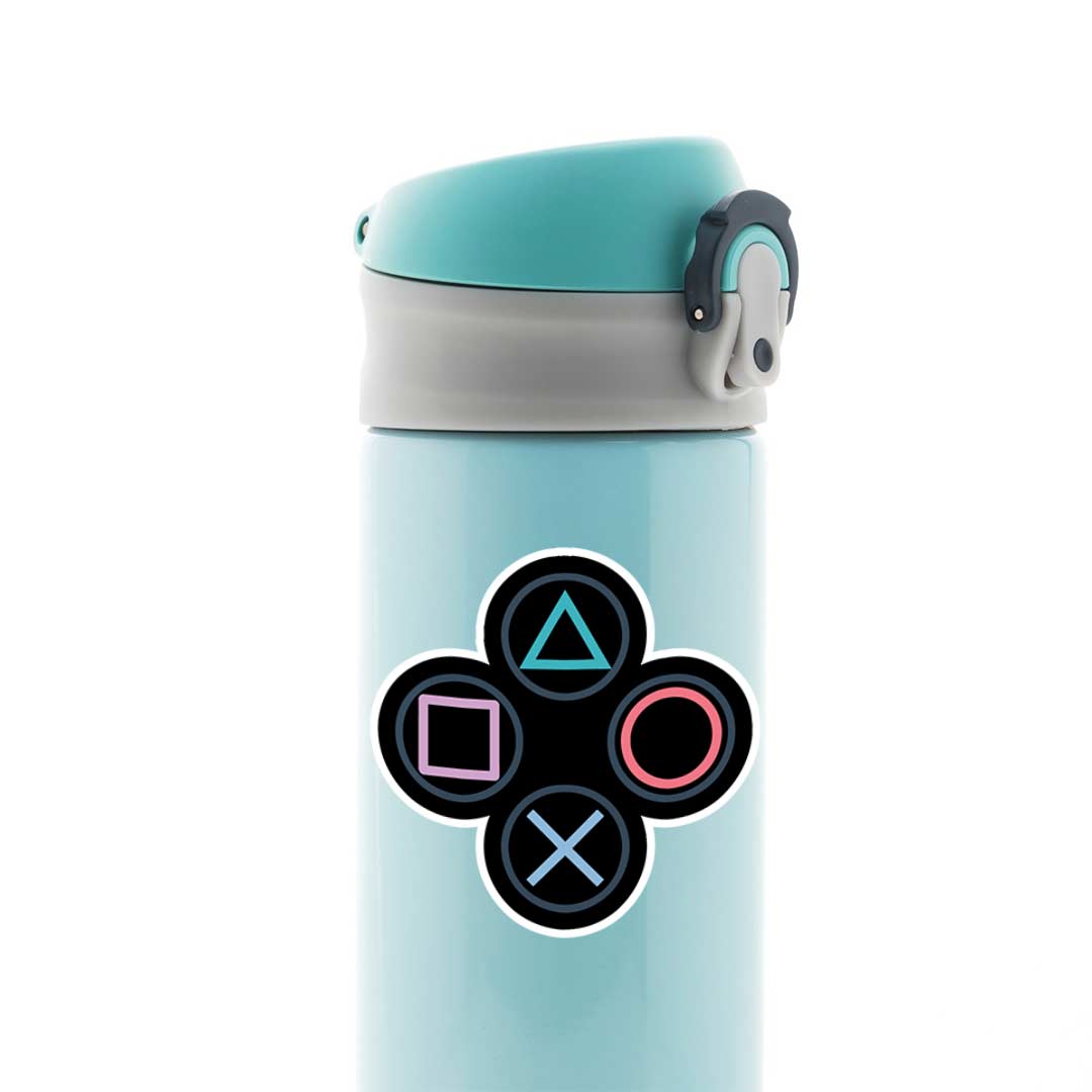 PlayStation Button Gaming Stickers