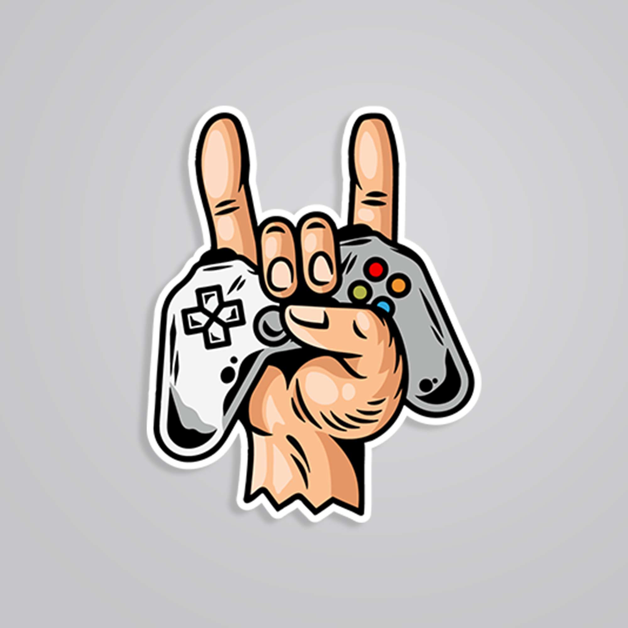 Fomo Store Stickers Gaming Gamer Hand