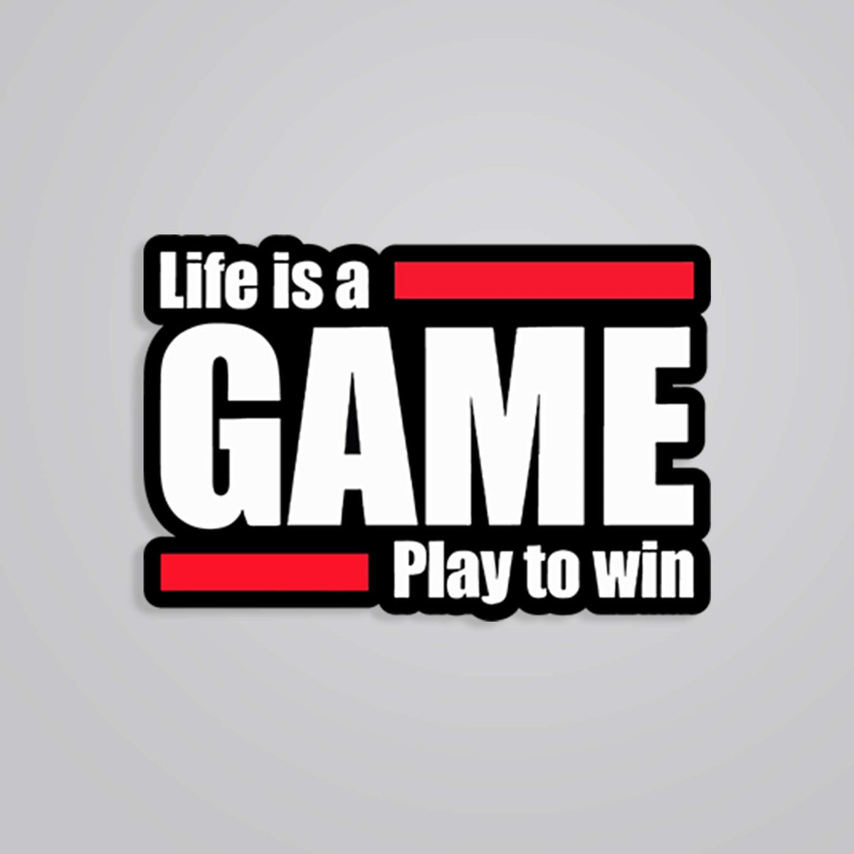 Life Is a Game Gaming Stickers