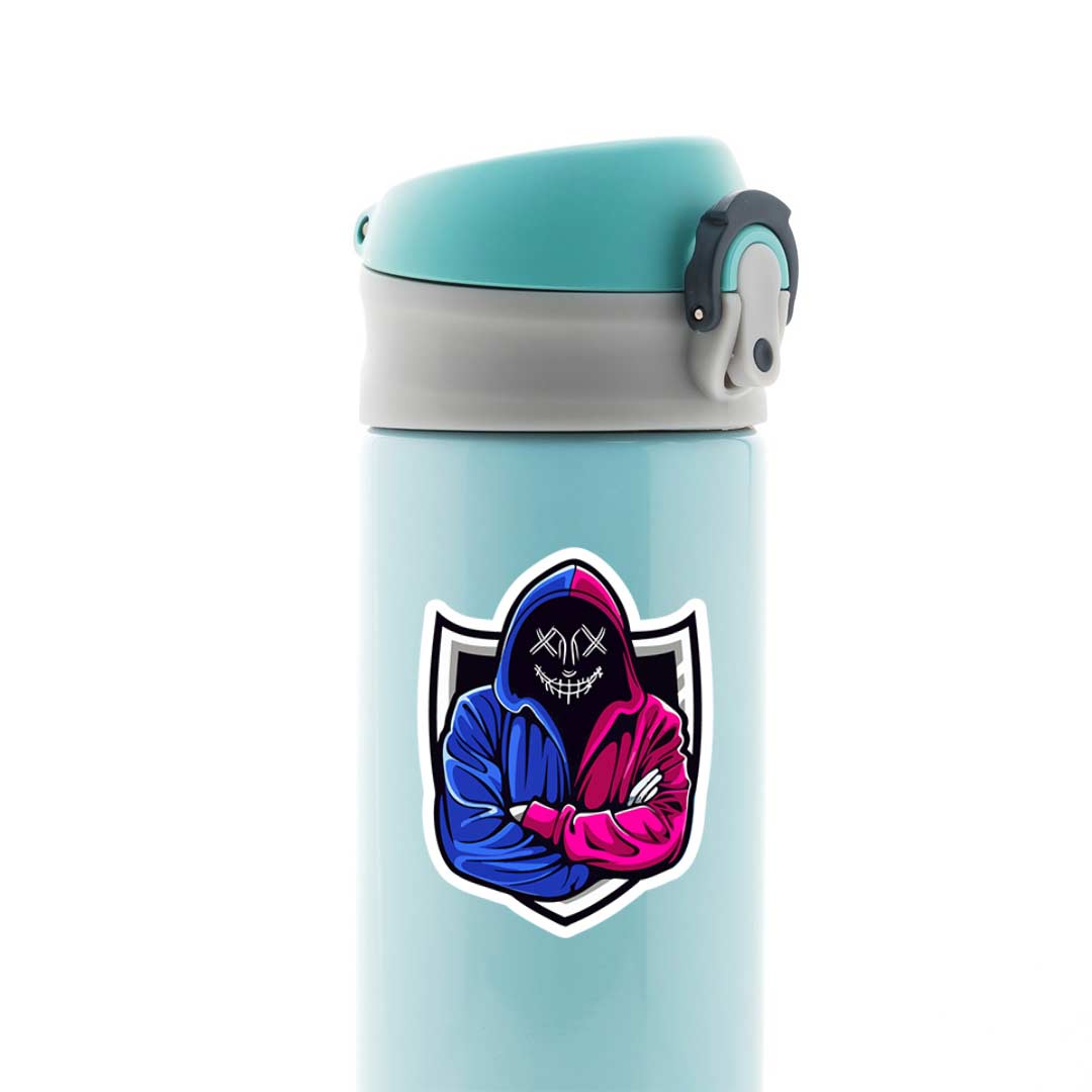 Glowing Hacker Gaming Stickers