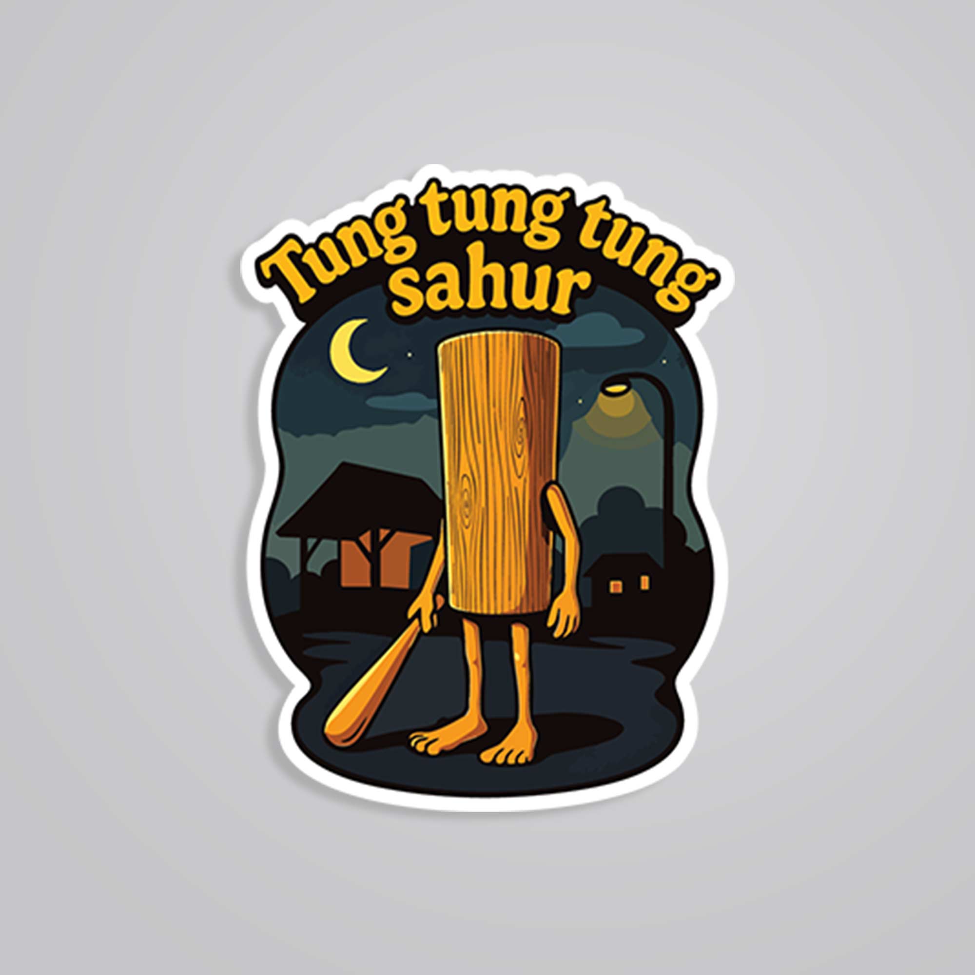 Tung tung tung sahur Meme Stickers Stickers