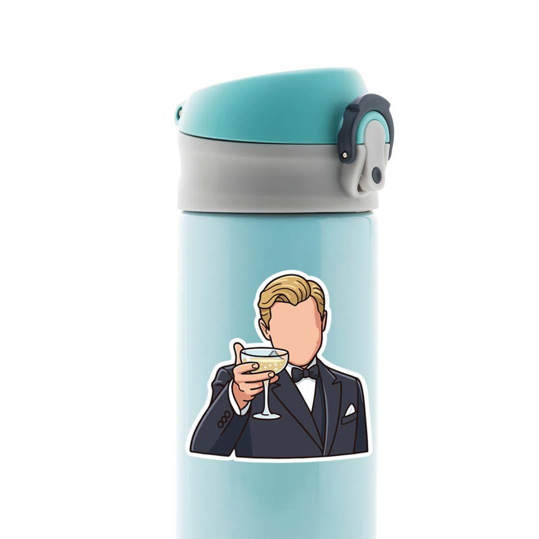 Leonardo DiCaprio Cheers Meme Stickers Stickers