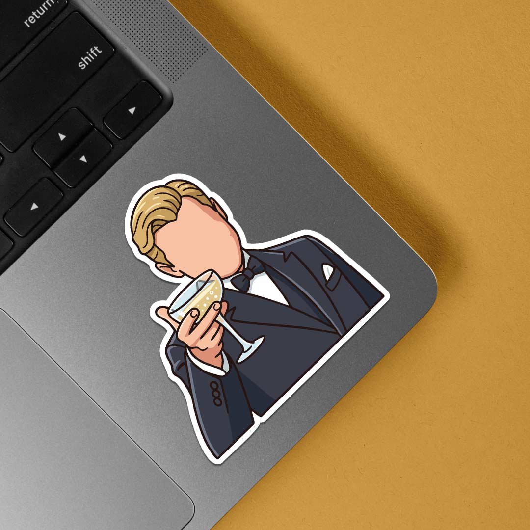 Leonardo DiCaprio Cheers Meme Stickers Stickers