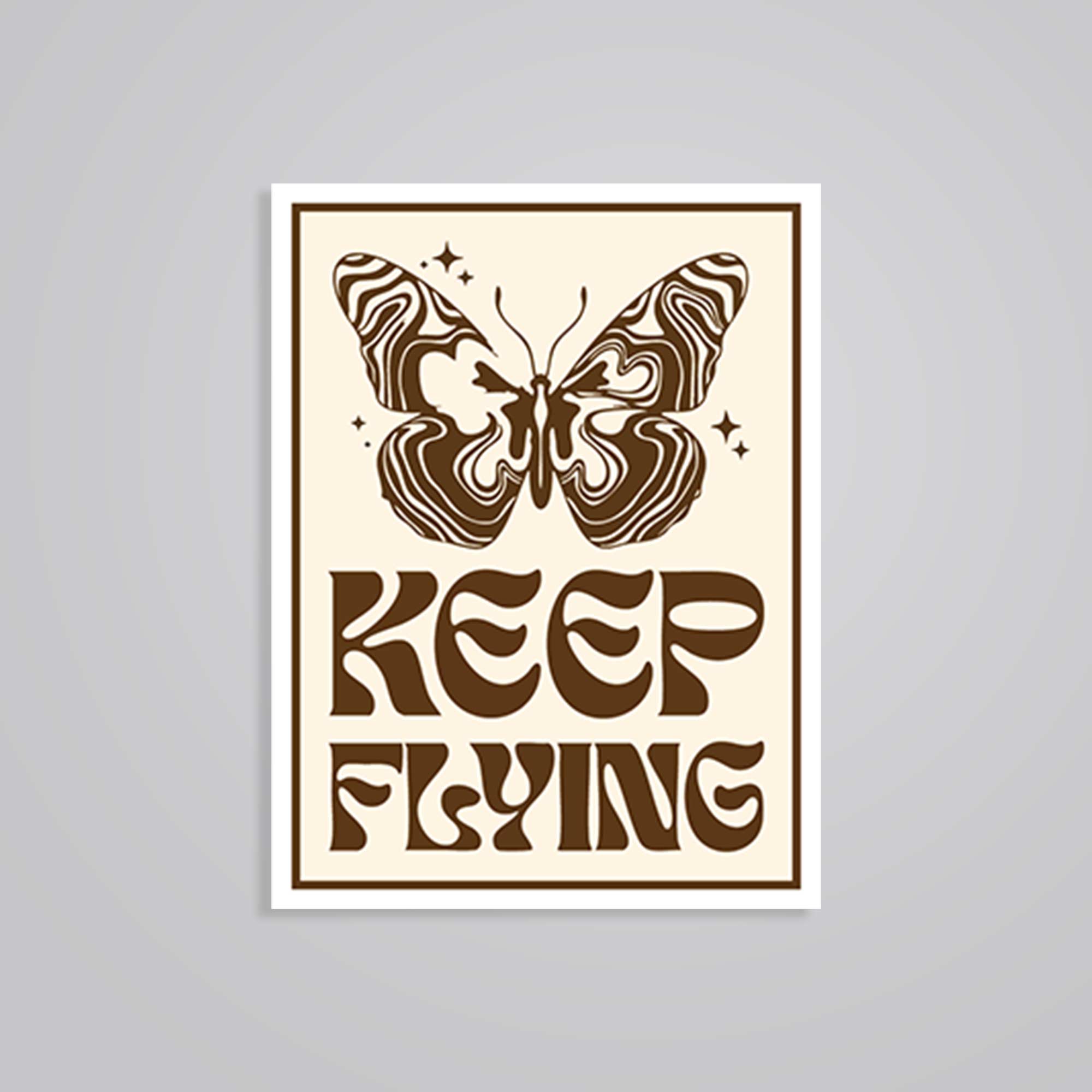 Keep Flying Motivational Stickers