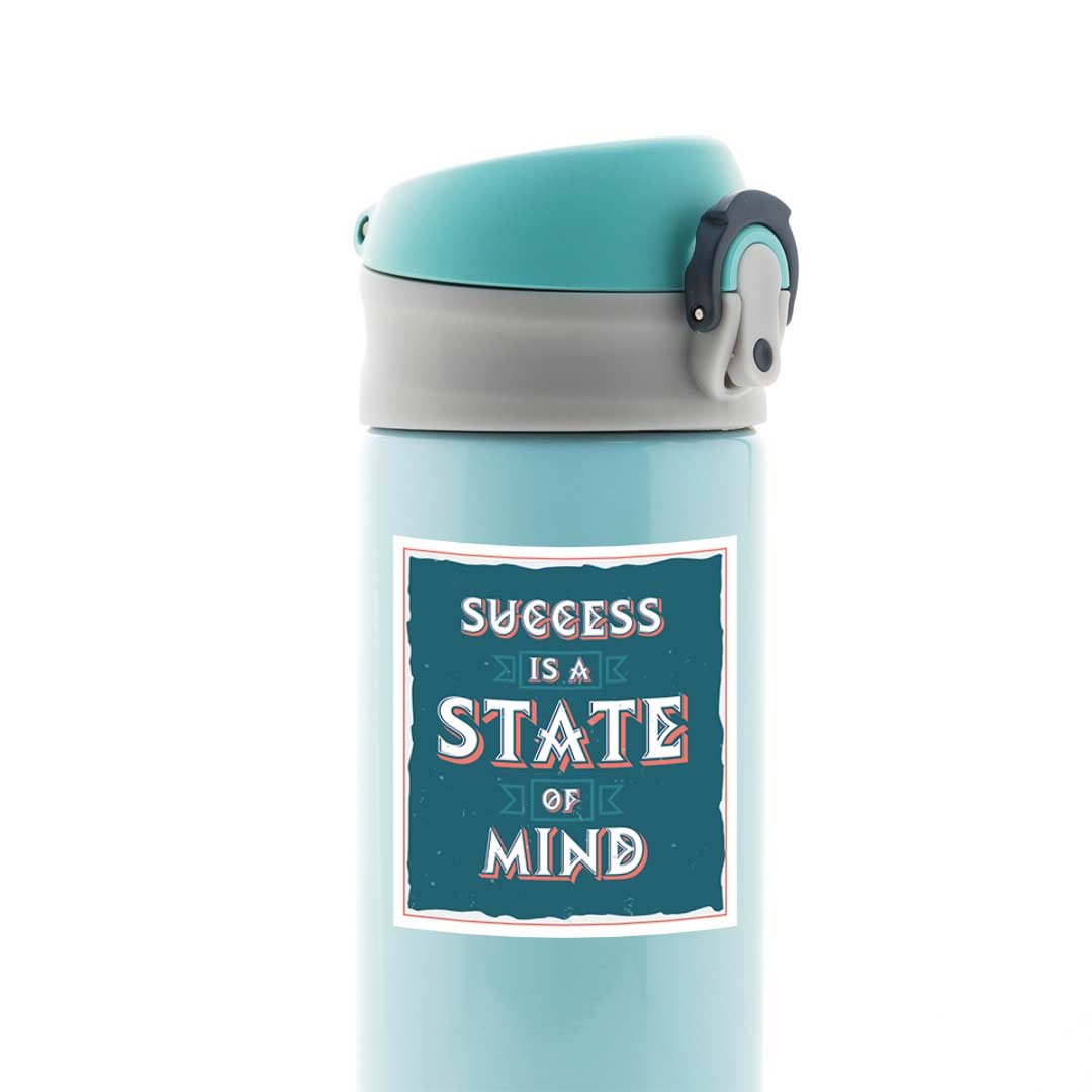 Success is a state of mind 2 Motivational Stickers