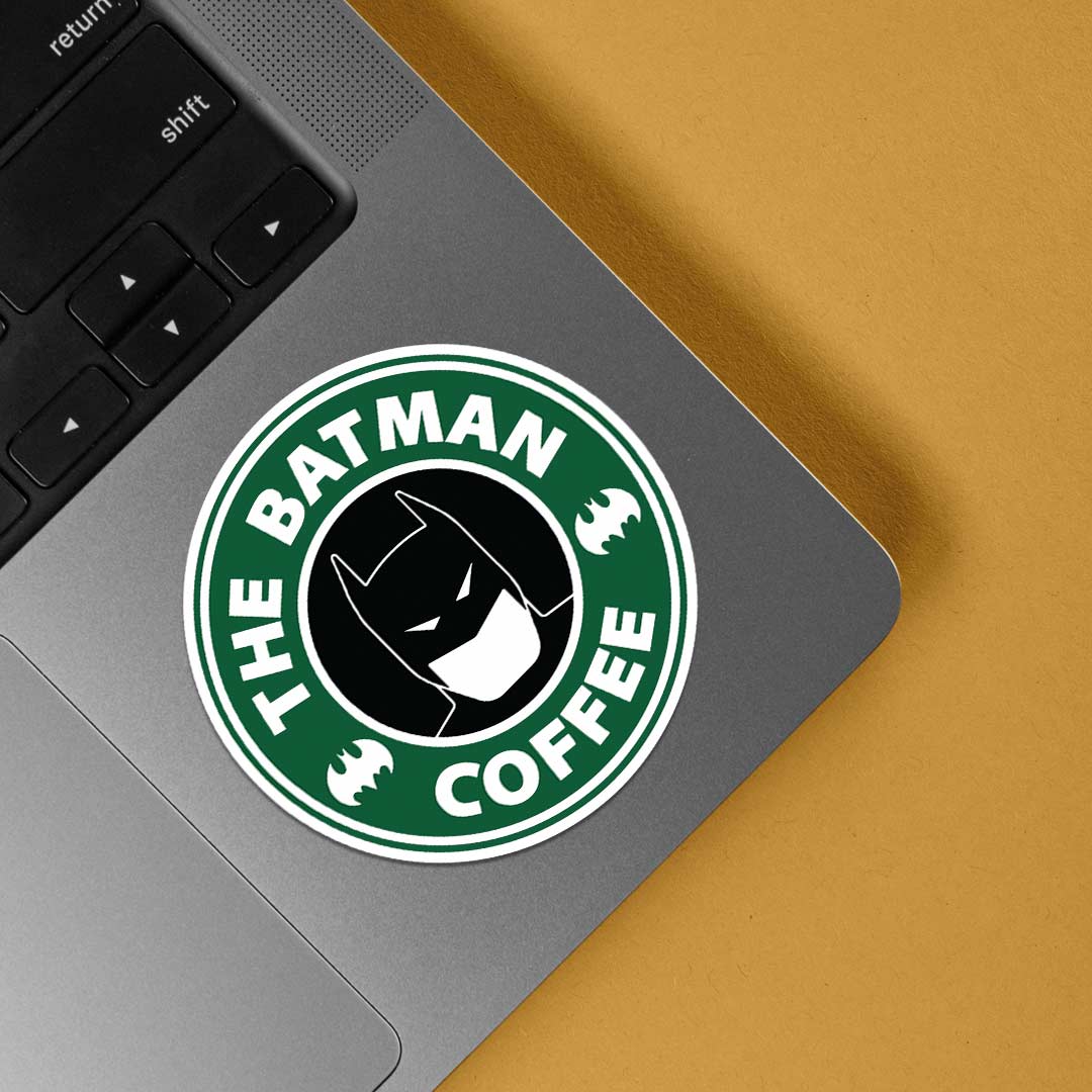 Batman Coffee Movies Stickers
