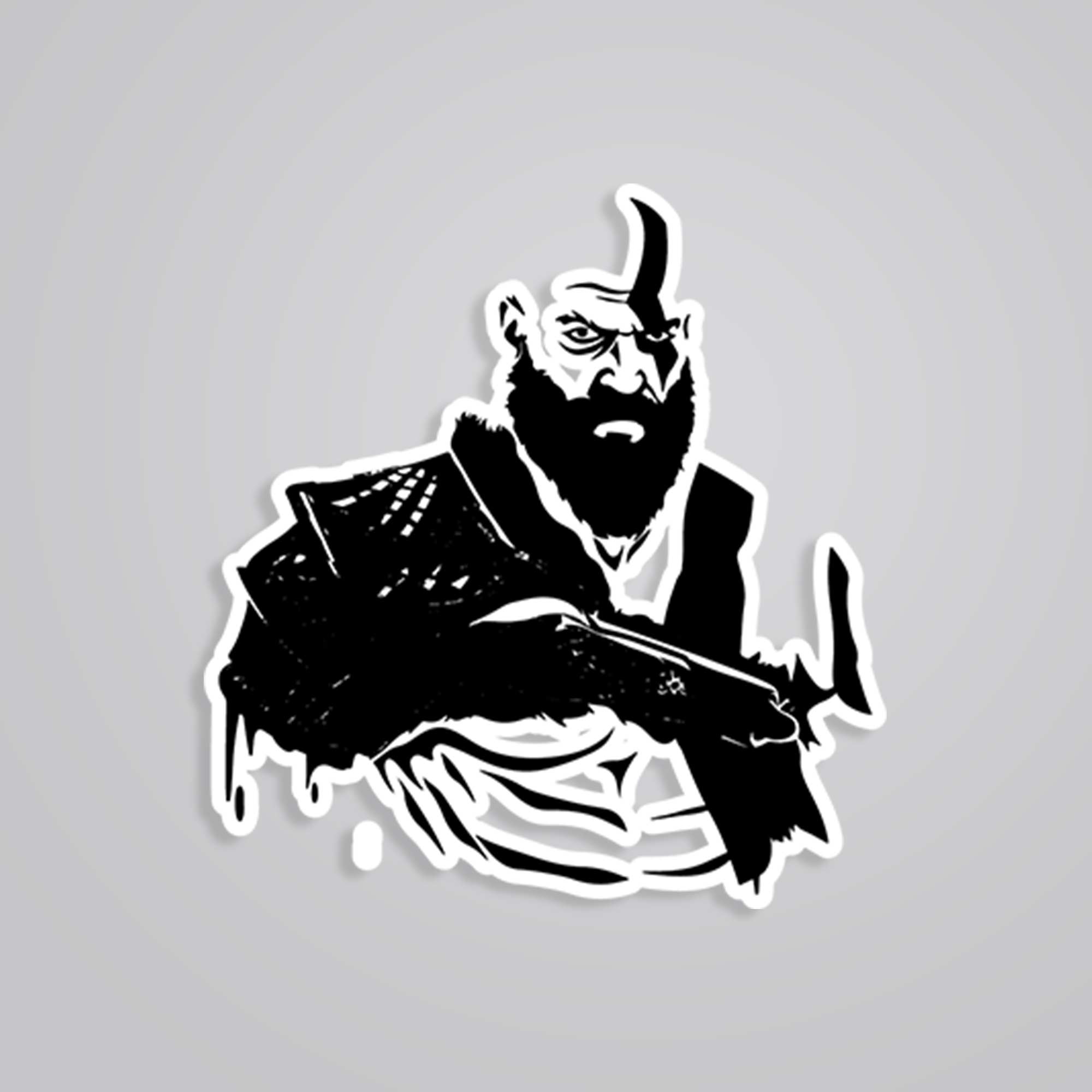 Kratos God of War Movies Stickers