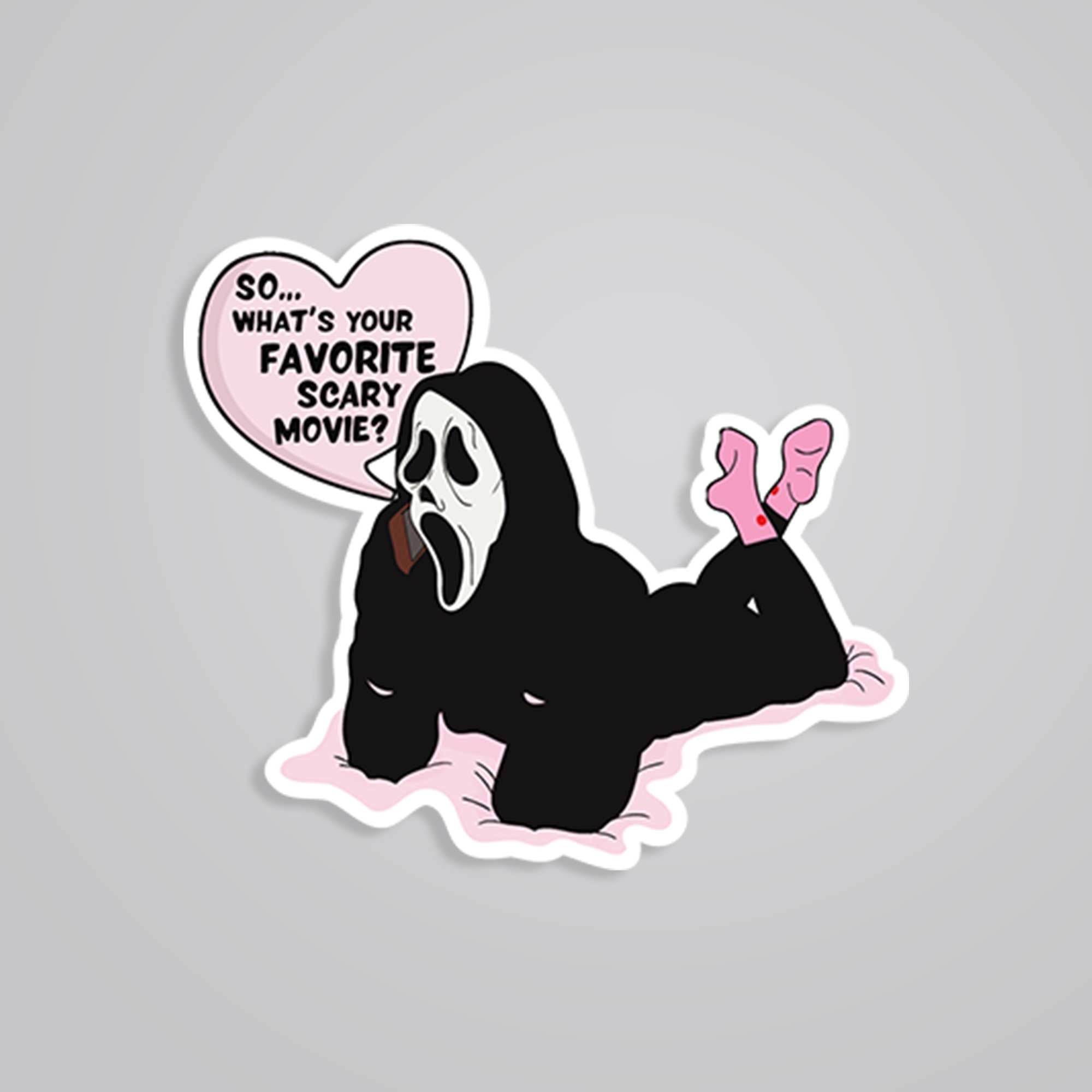 So.. Whats your favorite scary movie Movies Stickers