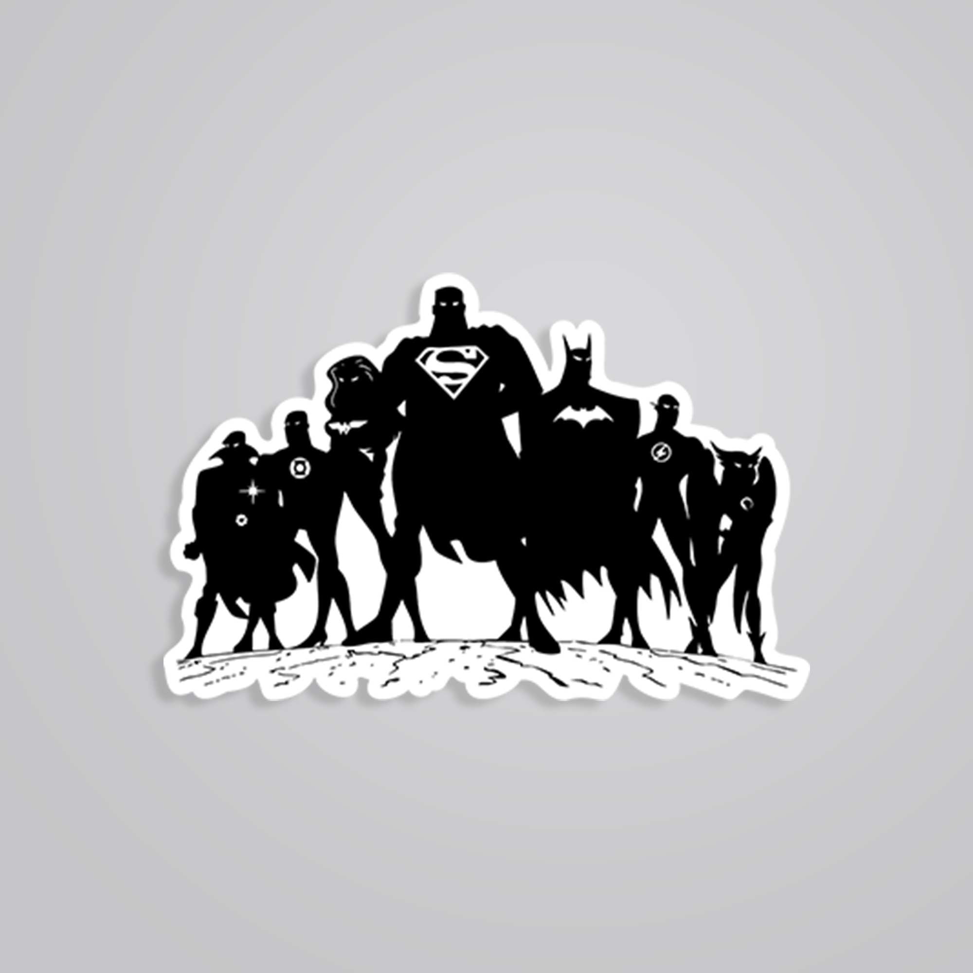 Justice League Group Movies Stickers