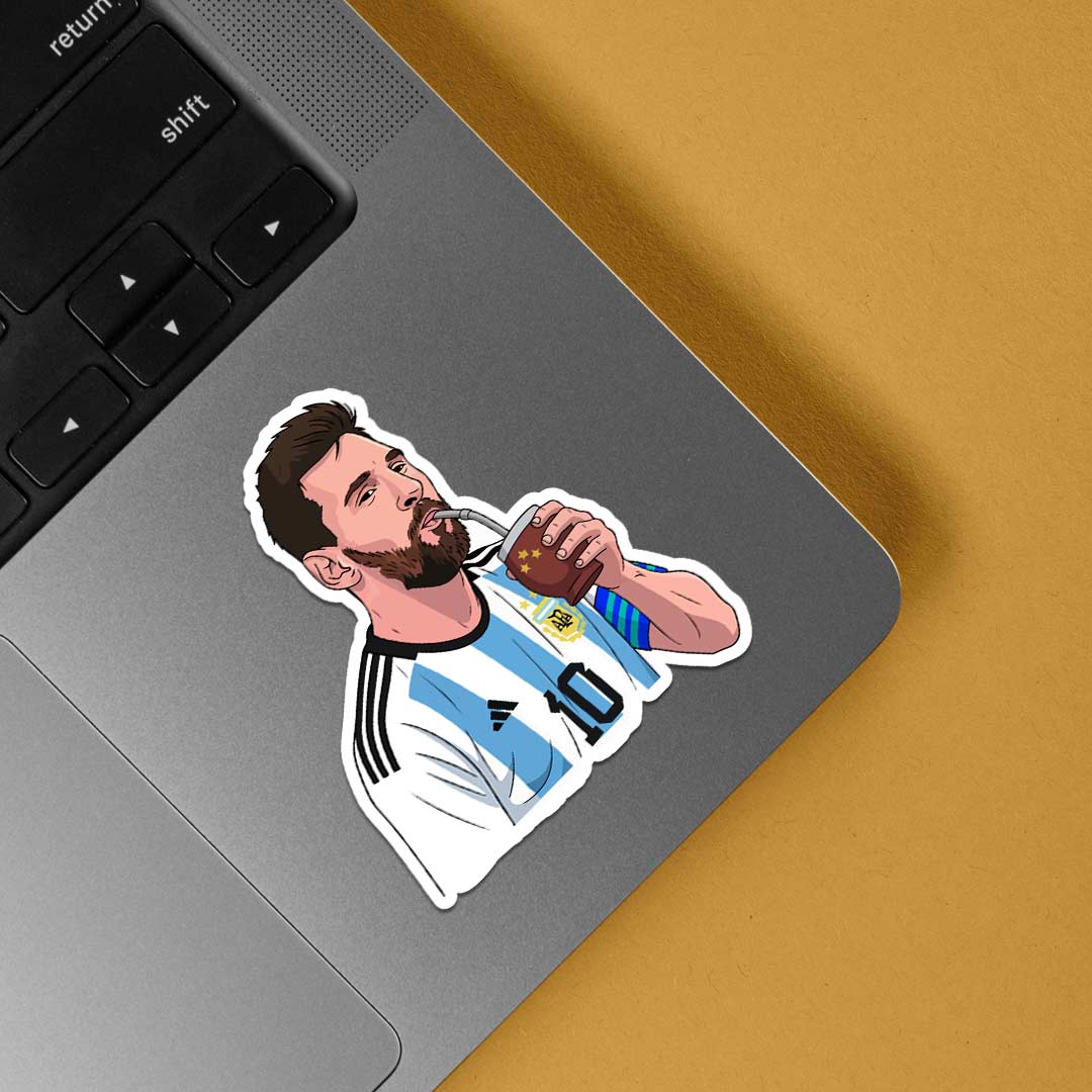 Messi Mate Break Sports Stickers