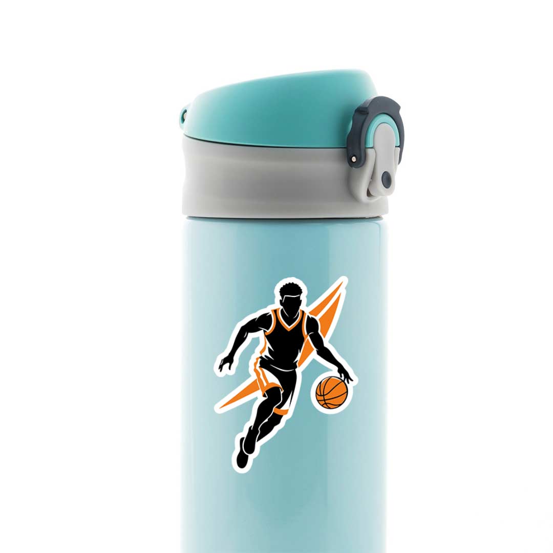 Basketball Dribble Sports Stickers