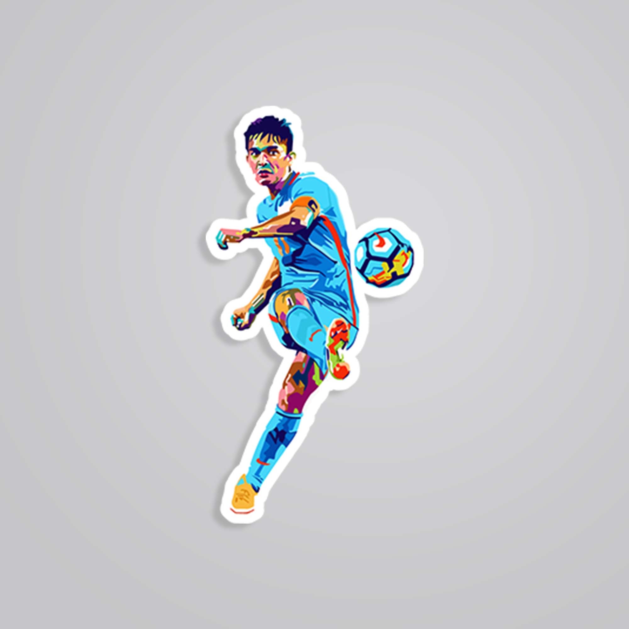 Fomo Store Stickers Sports Chhetri Football Strike