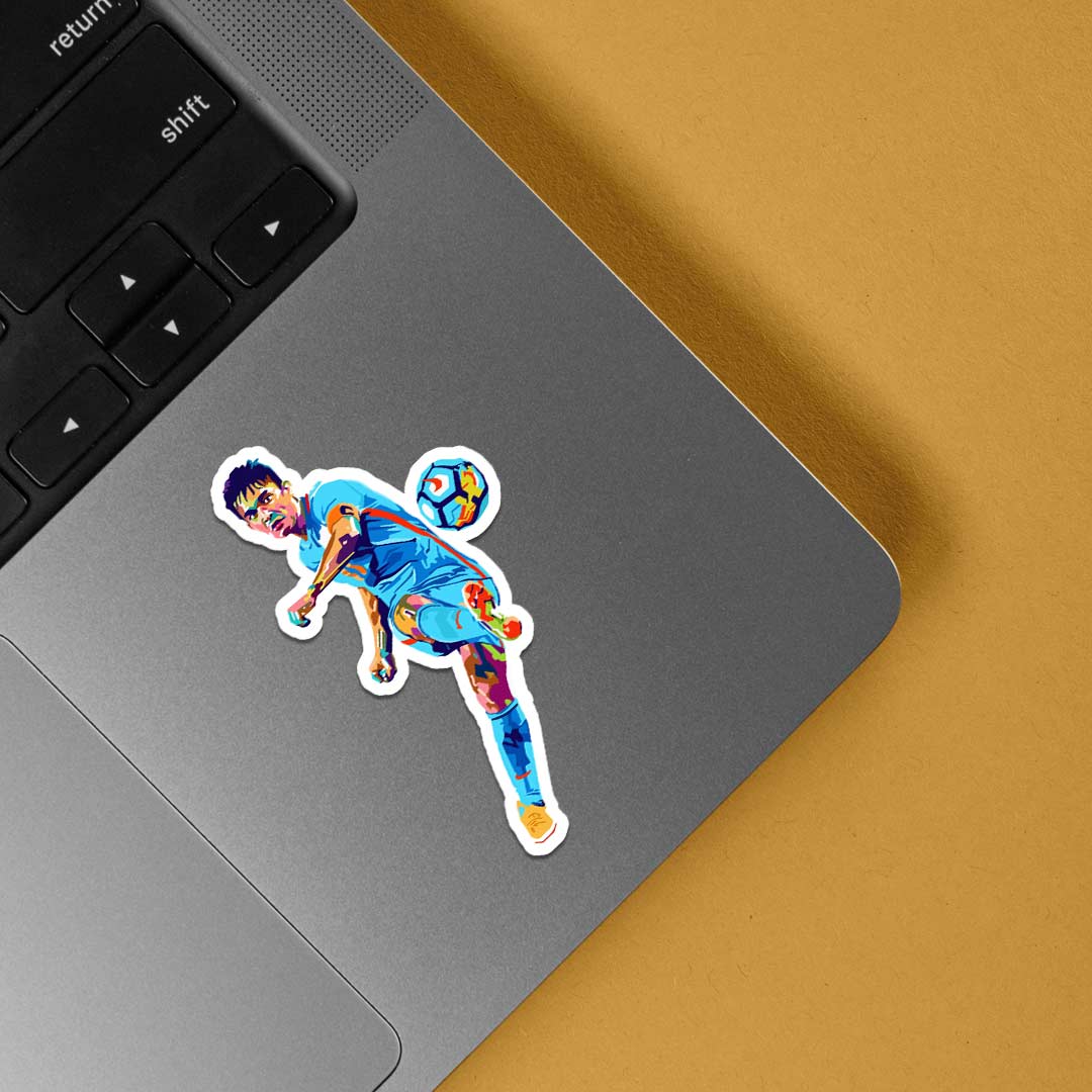 Chhetri Football Strike Sports Stickers