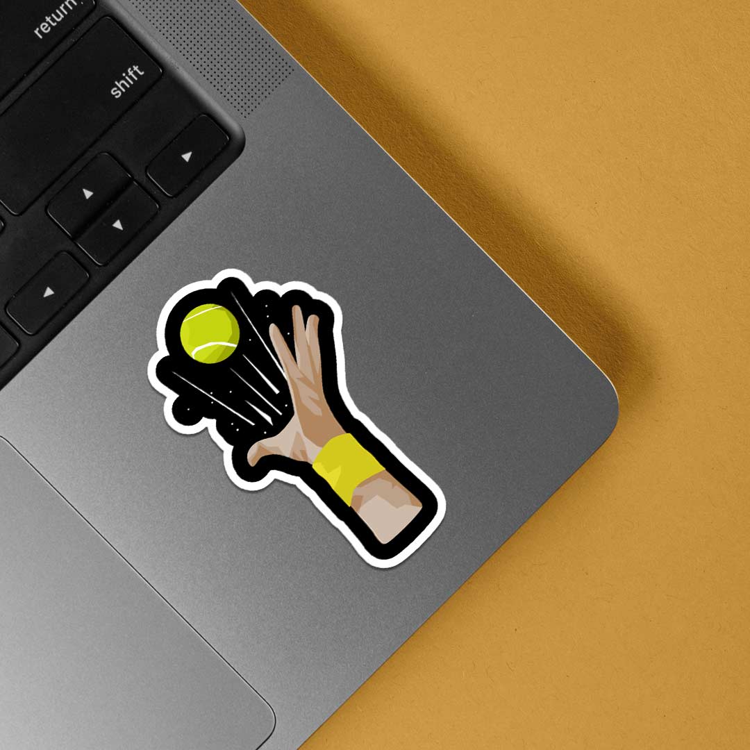 Tennis Serve Sports Stickers