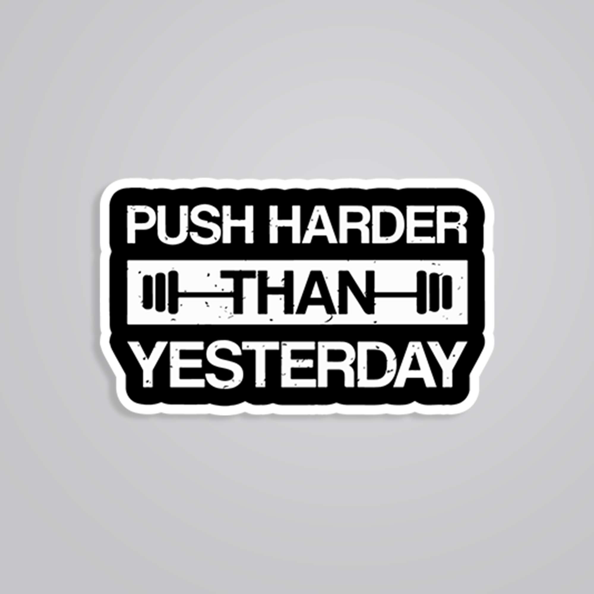 Fomo Store Stickers Sports Push Harder Than Yesterday
