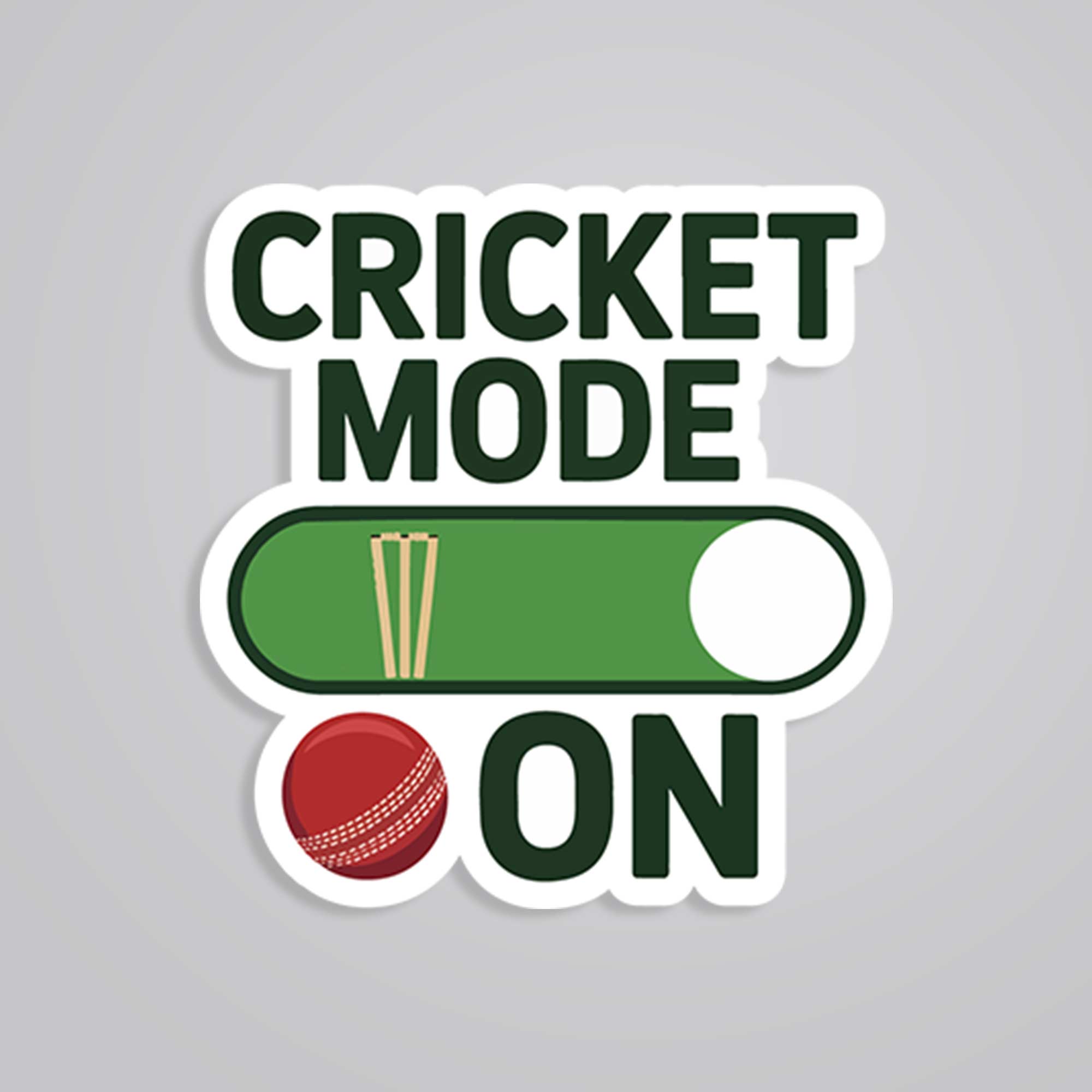 Fomo Store Stickers Sports Cricket Mode On