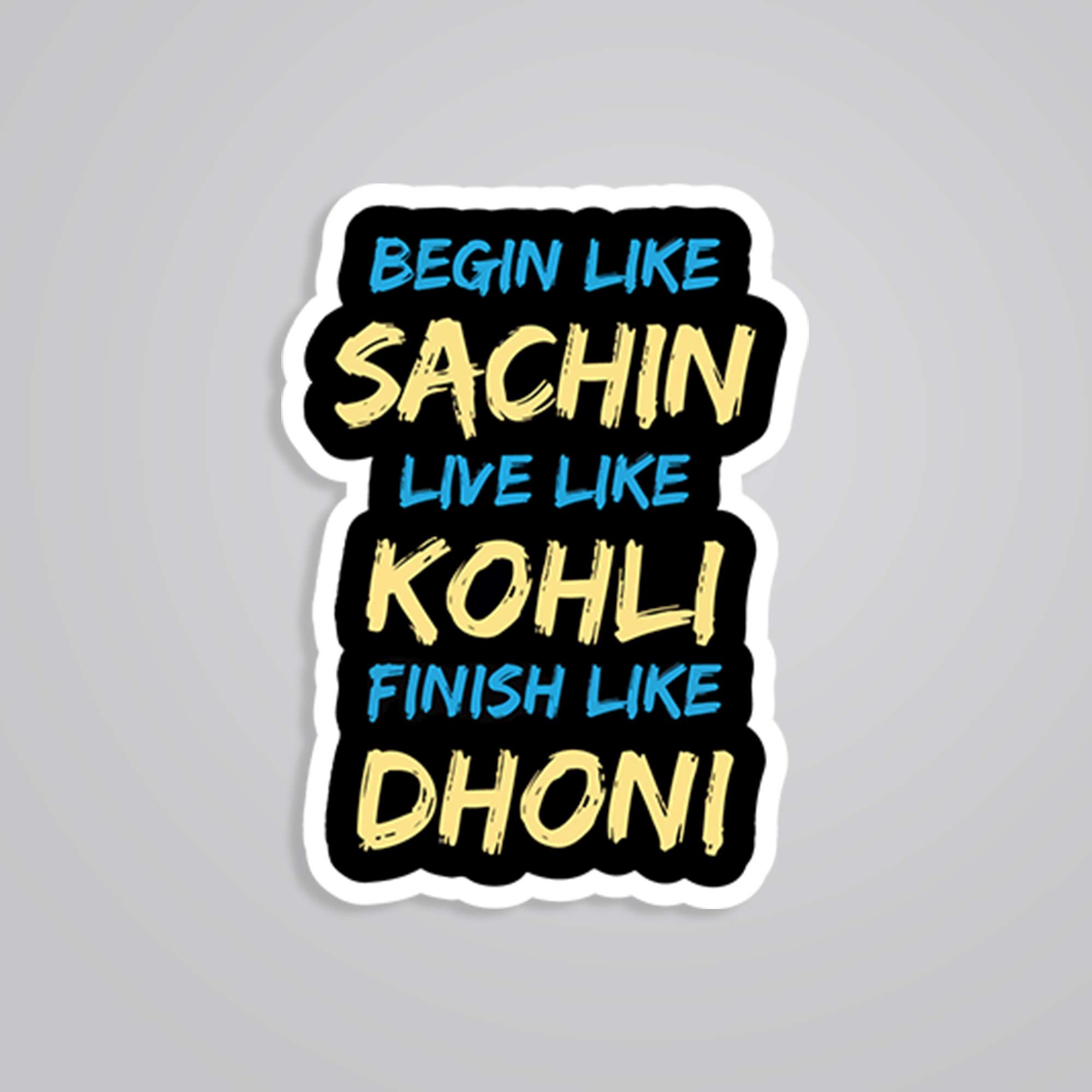 Fomo Store Stickers Sports Cricket of Sachin Kohli Dhoni