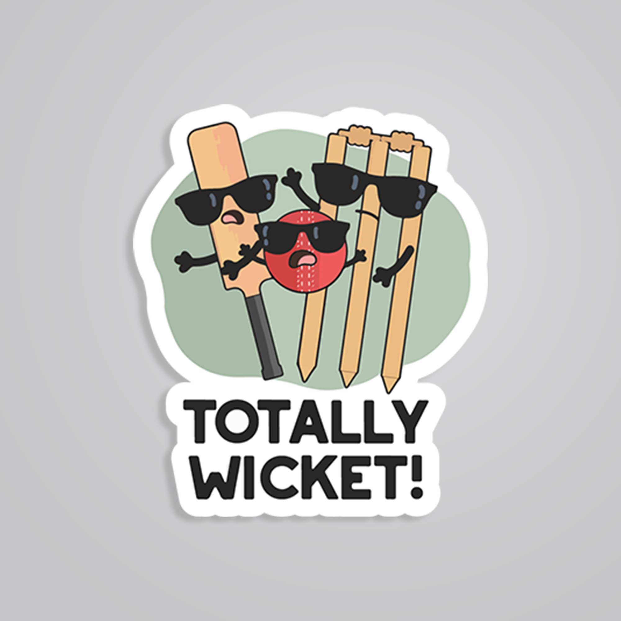 Totally Wicket Sports Stickers
