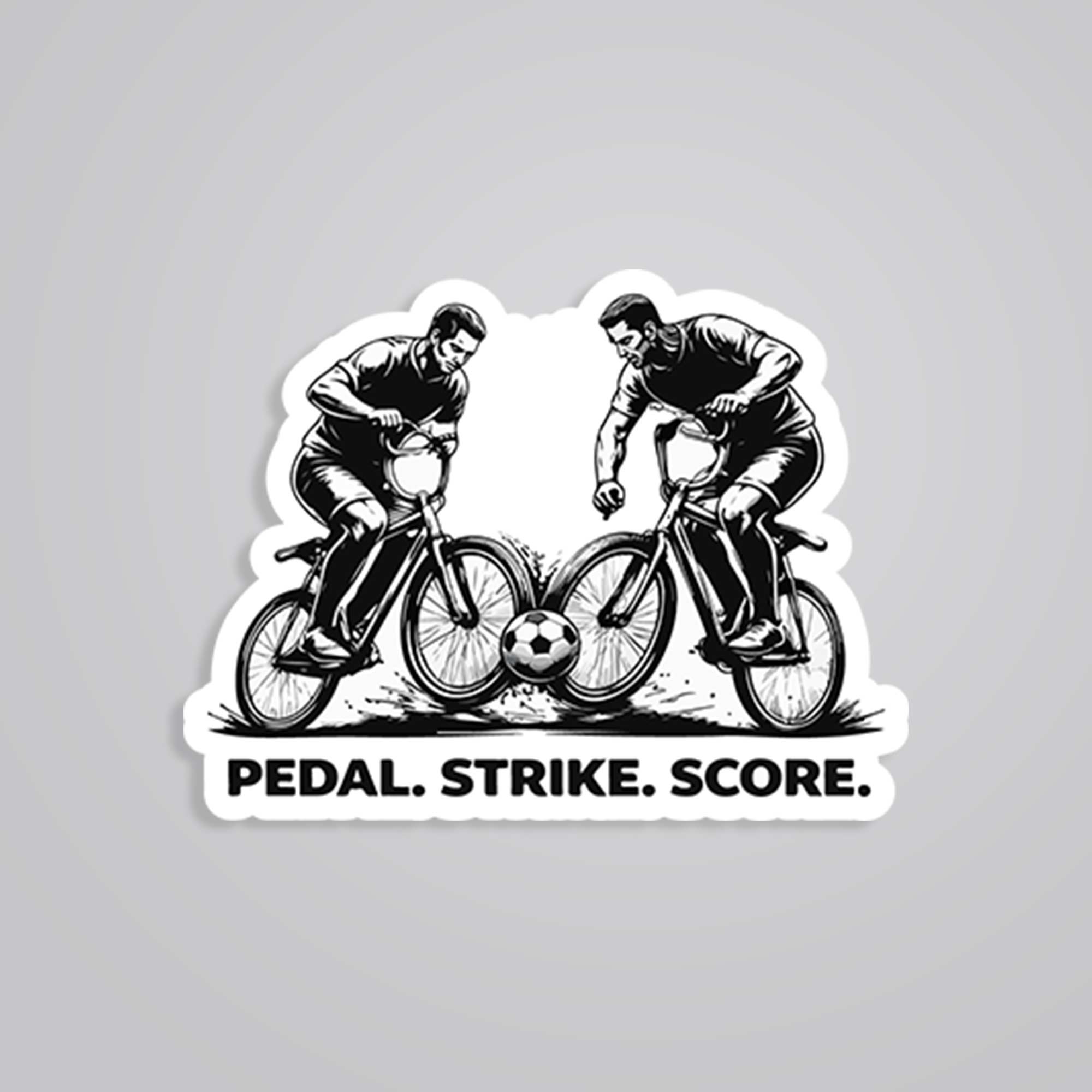 Fomo Store Stickers Sports Pedal Strike Score Cycling Football