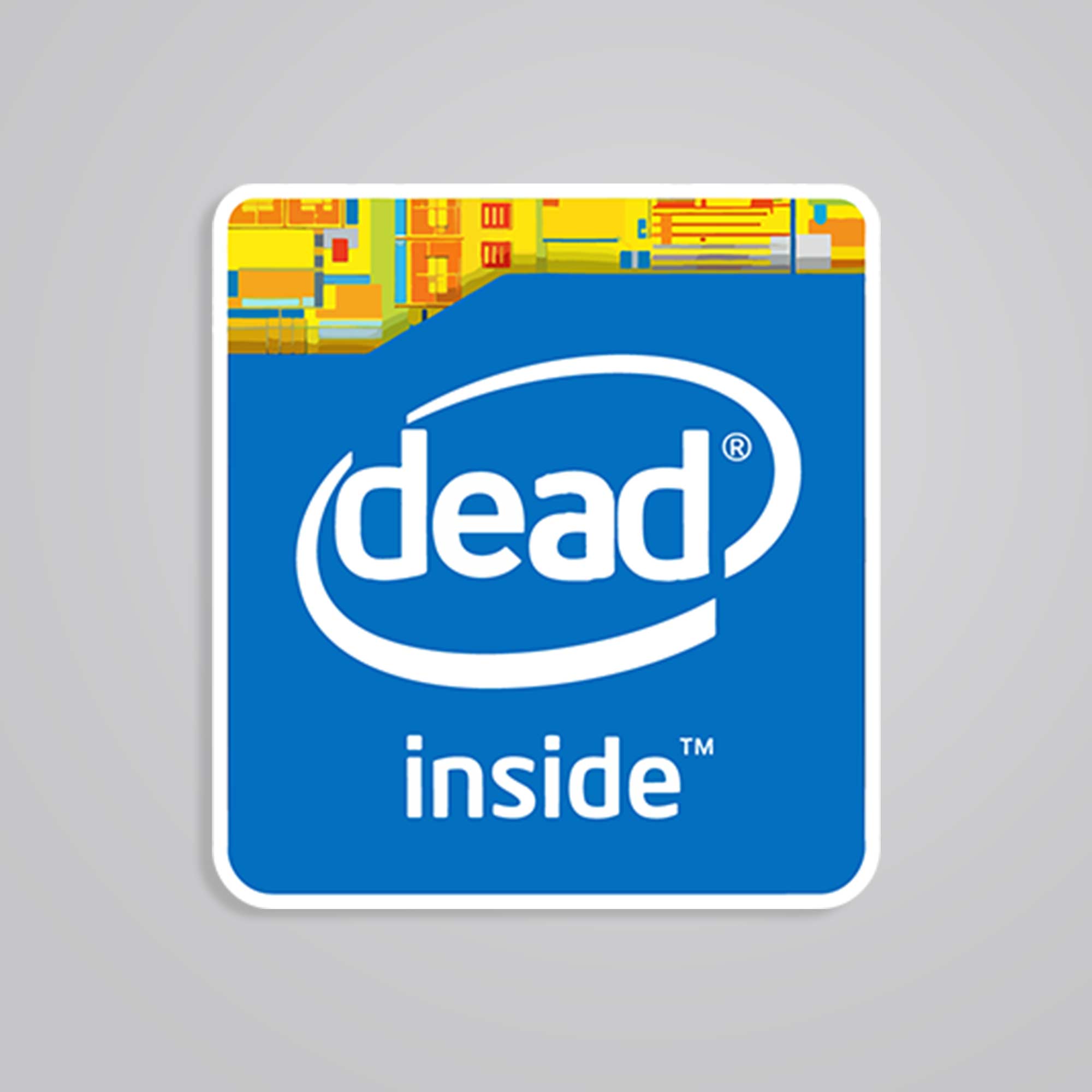 Fomo Store Stickers Witty Techy Dead Inside