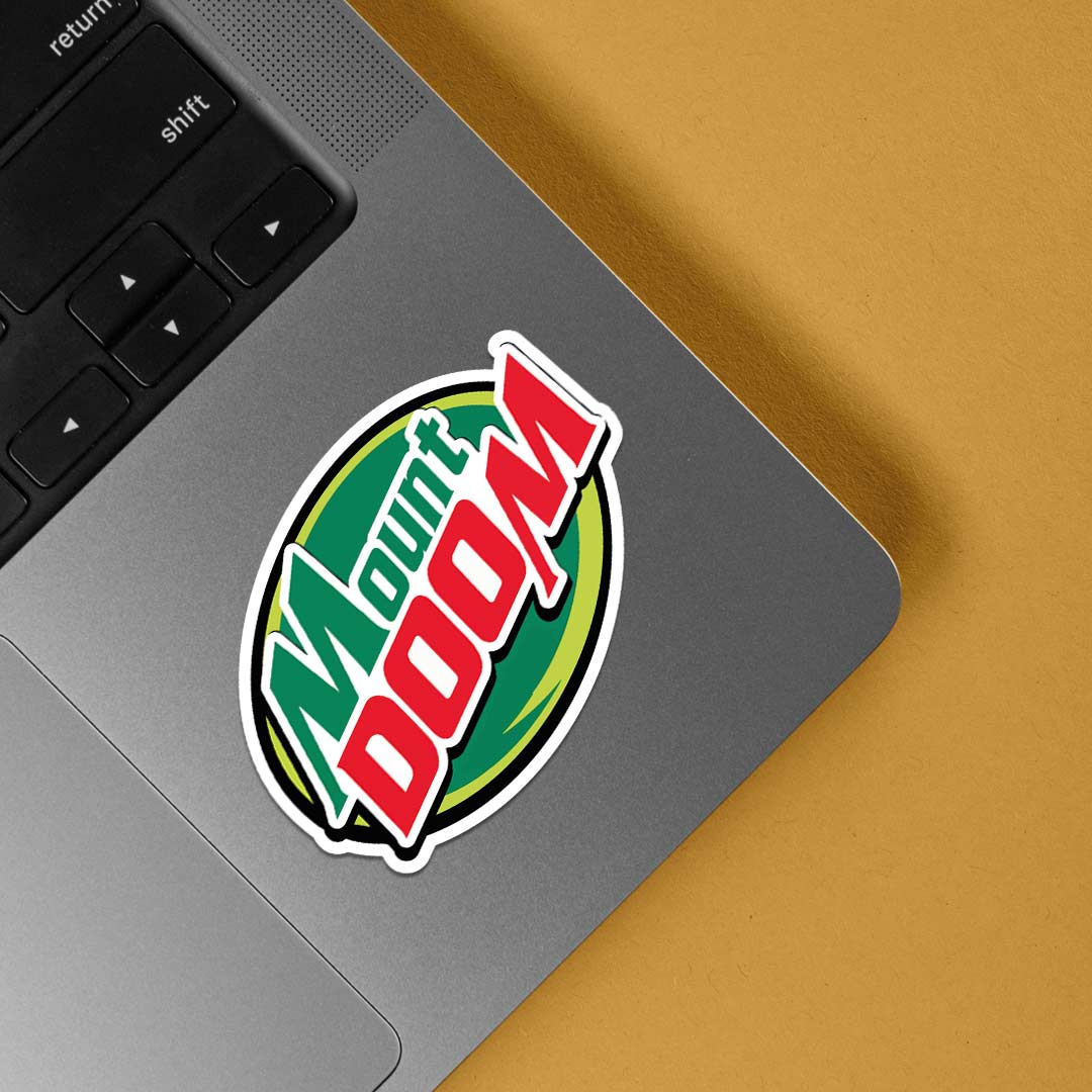 Mount Doom Witty Stickers