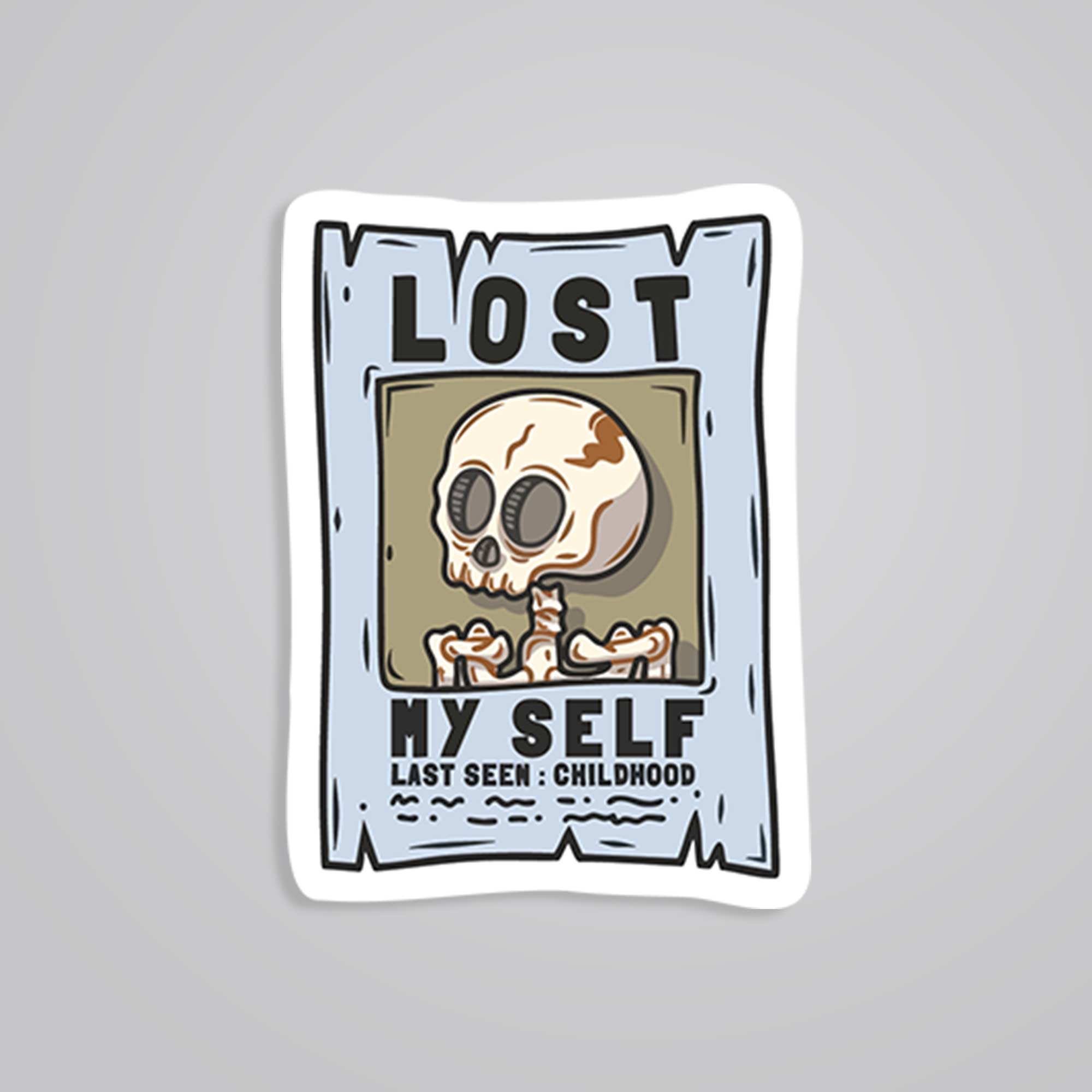 Lost myself  Witty Stickers
