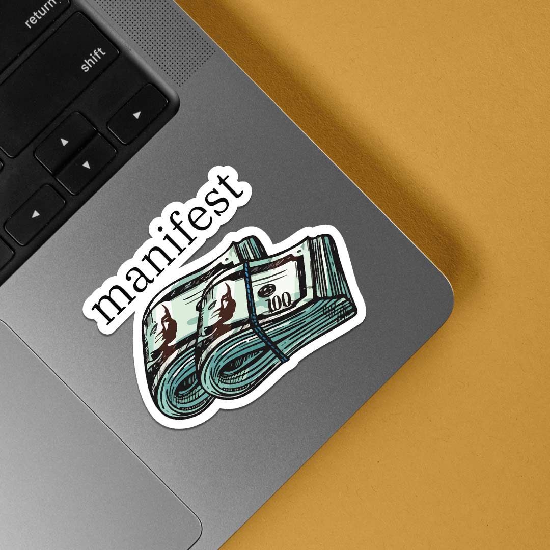 Manifest Money Witty Stickers