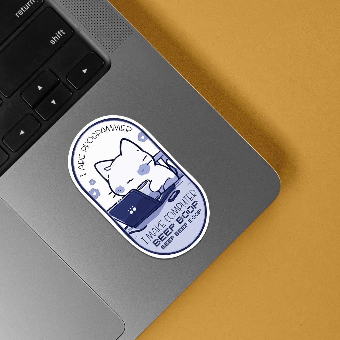 I Are Programming Witty Stickers