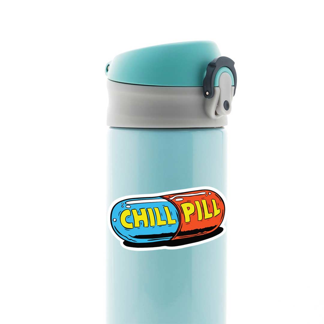 Chill Pill Witty Stickers