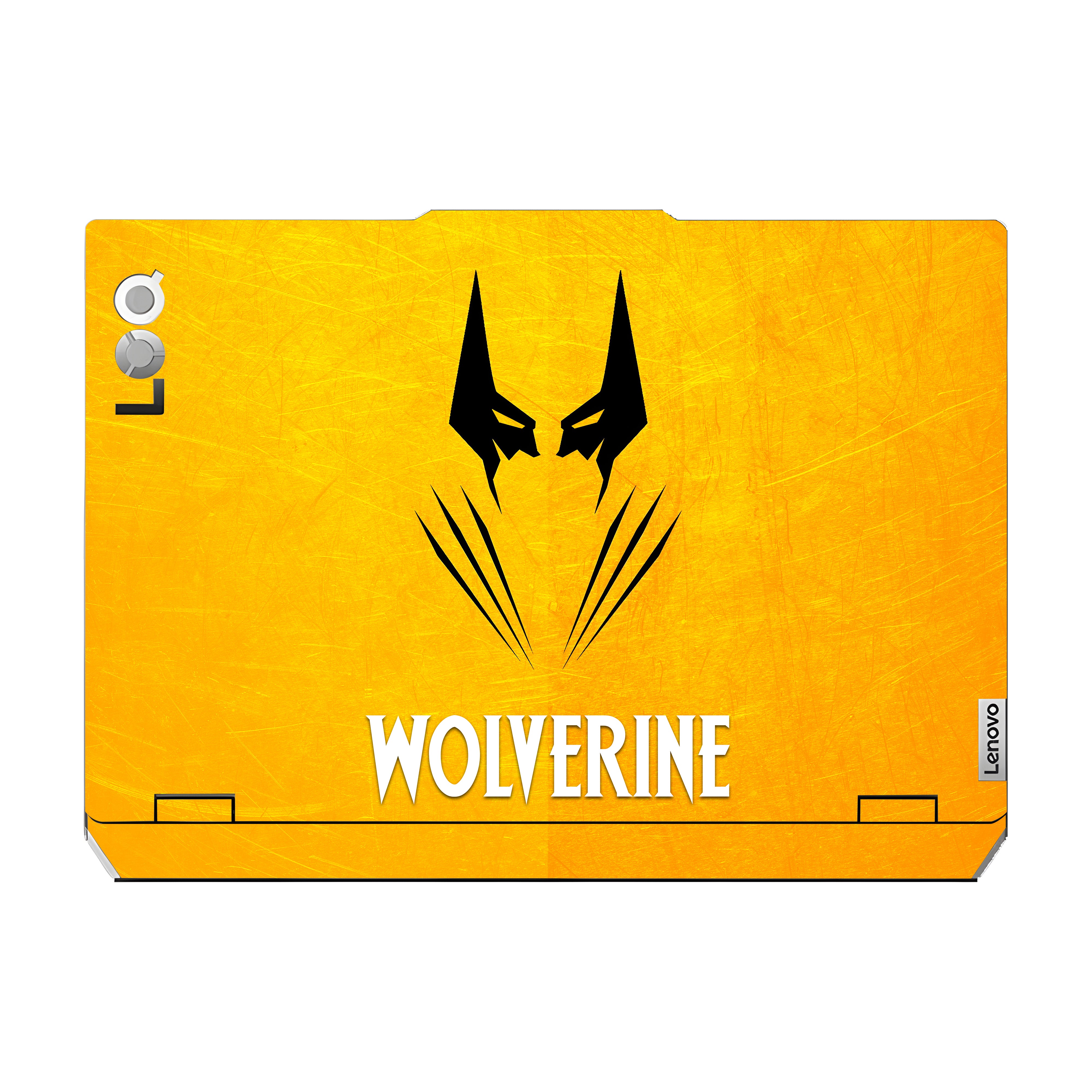 Wolverine with Yellow Background Lenovo LOQ 2024 Laptop Skin