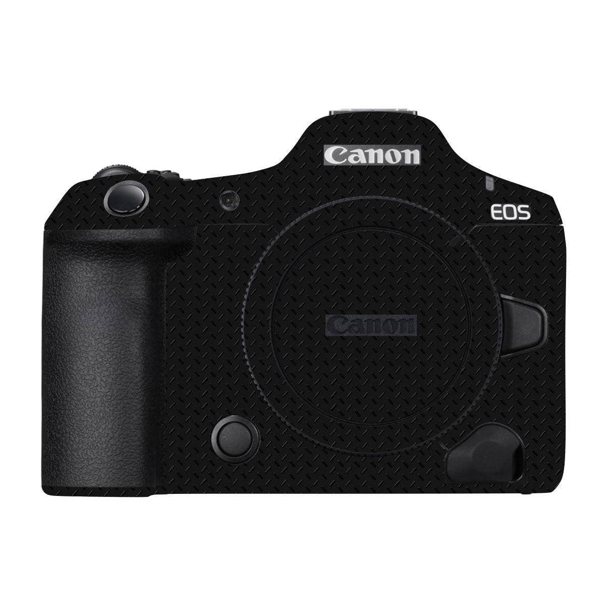 Textured Black Iron Plate Canon EOS R5 C Camera Skin