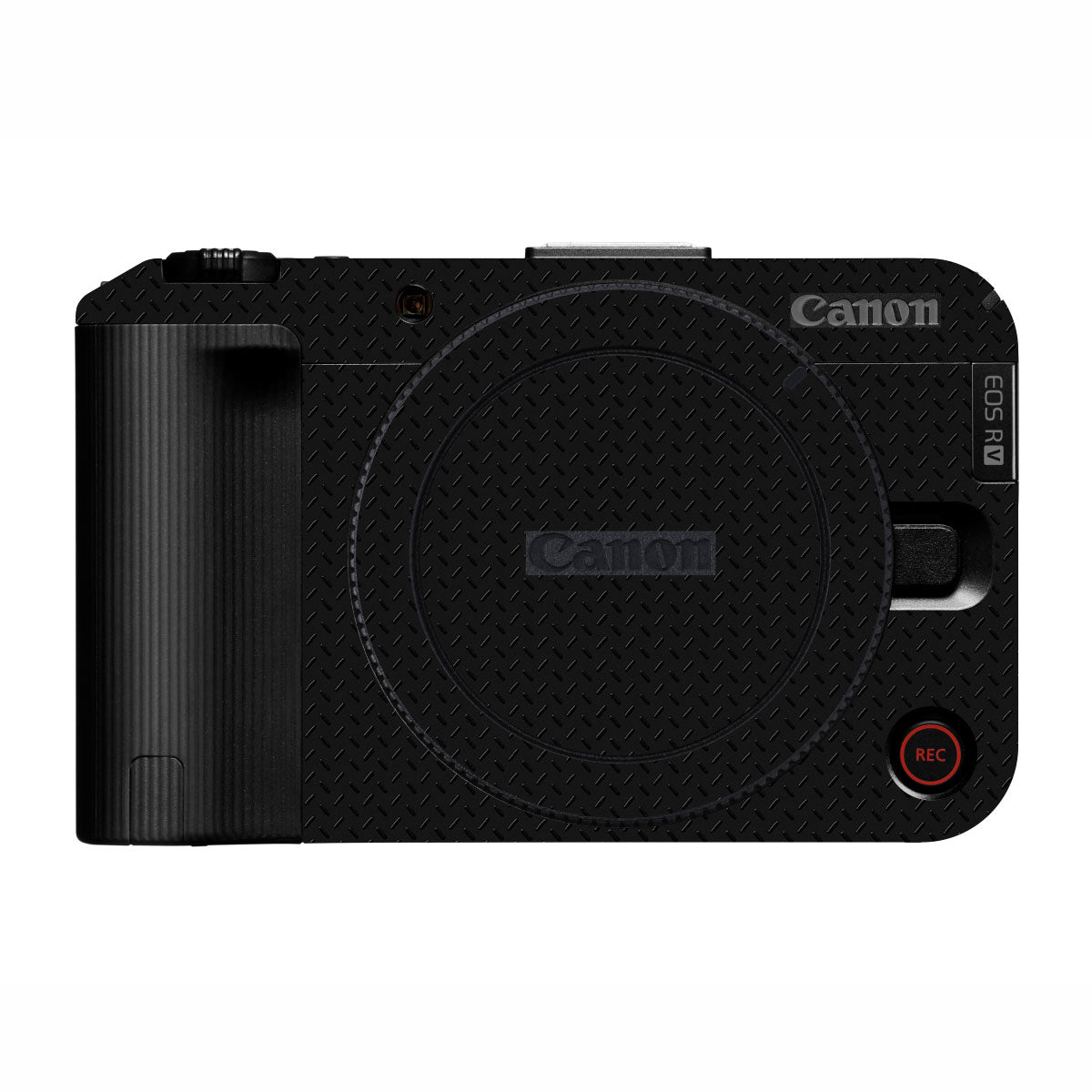 Textured Black Iron Plate Canon EOS R5 Camera Skin