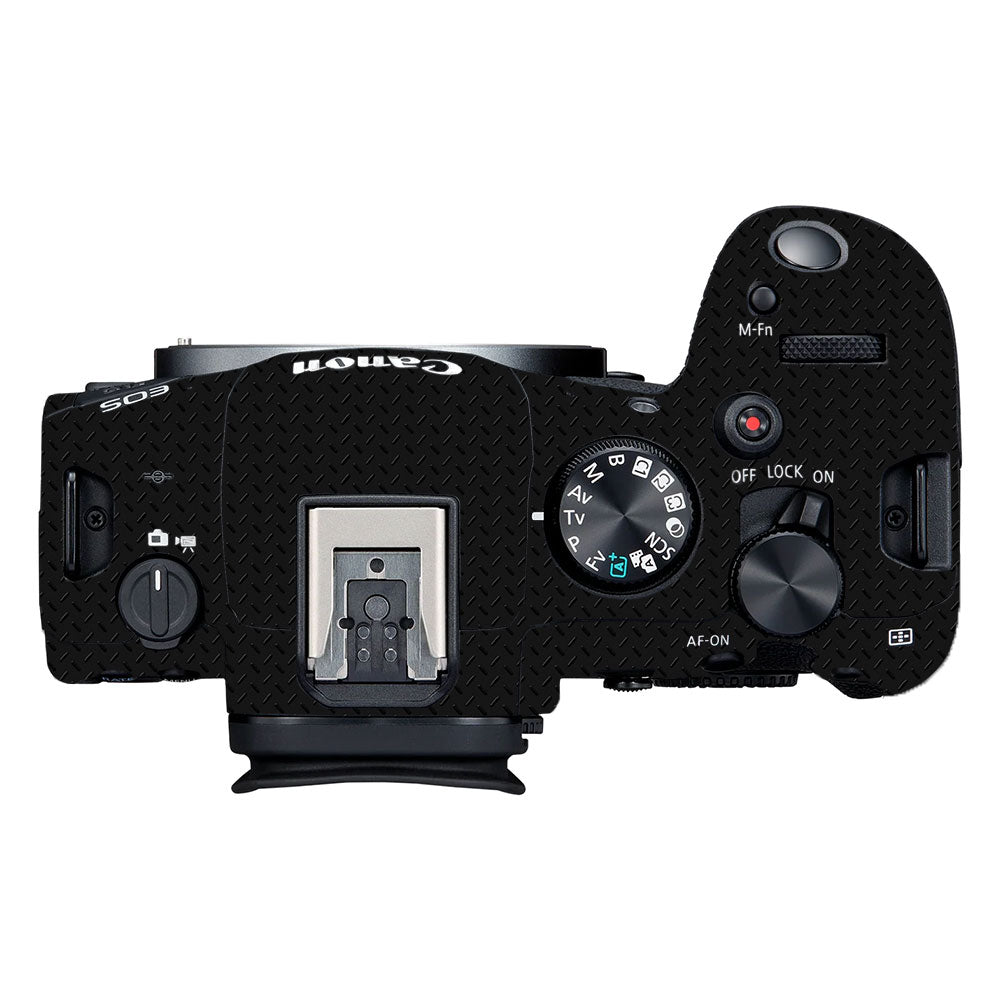 Textured Black Iron Plate Canon EOS R6 Mark II Camera Skin