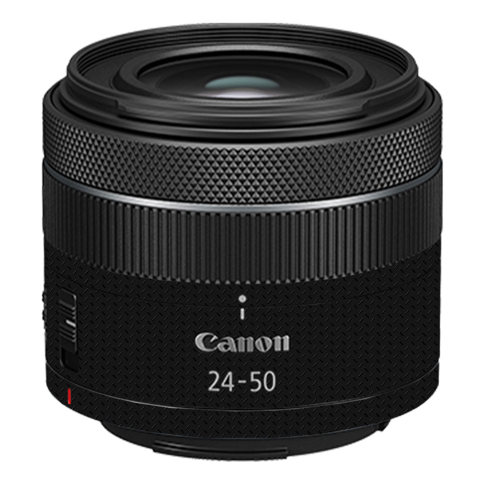 Textured Black Iron Plate Canon RF 24–105mm f/4L IS USM Camera Lens Skin