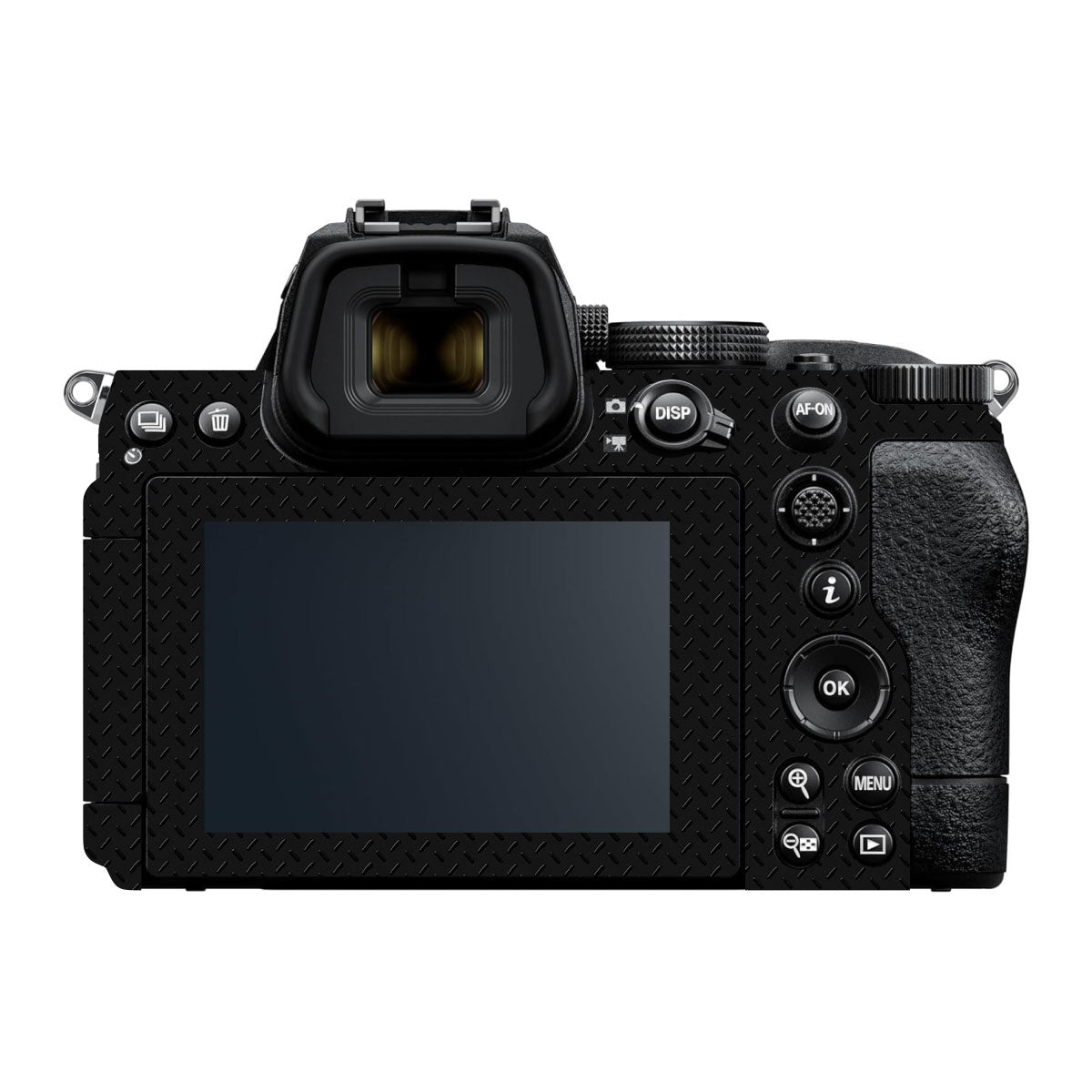 Textured Black Iron Plate Nikon Z5 II Camera Skin